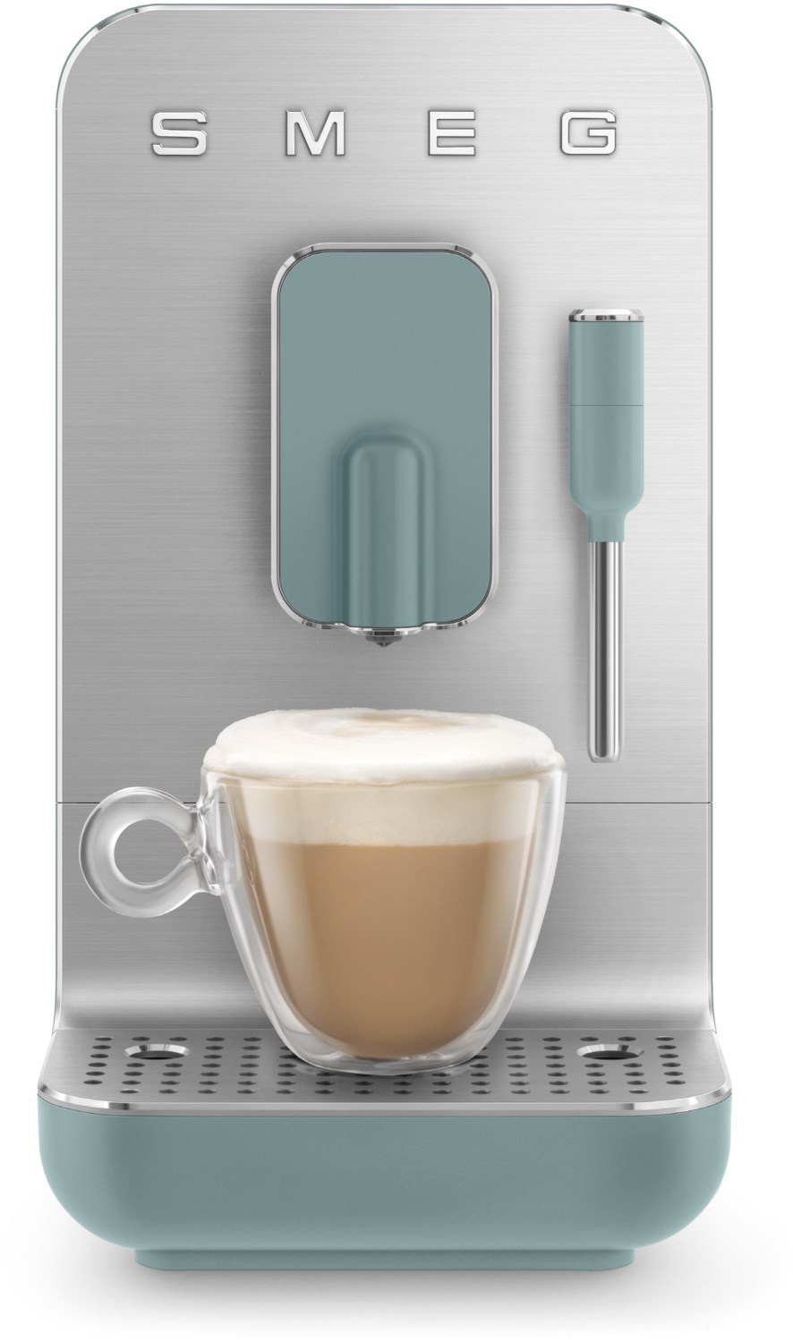 Smeg BCC12EGMEU Kaffeevollautomat emerald green-matt 50sStyle Jubiläumsaktion - 60 Monate Geräteschutz
