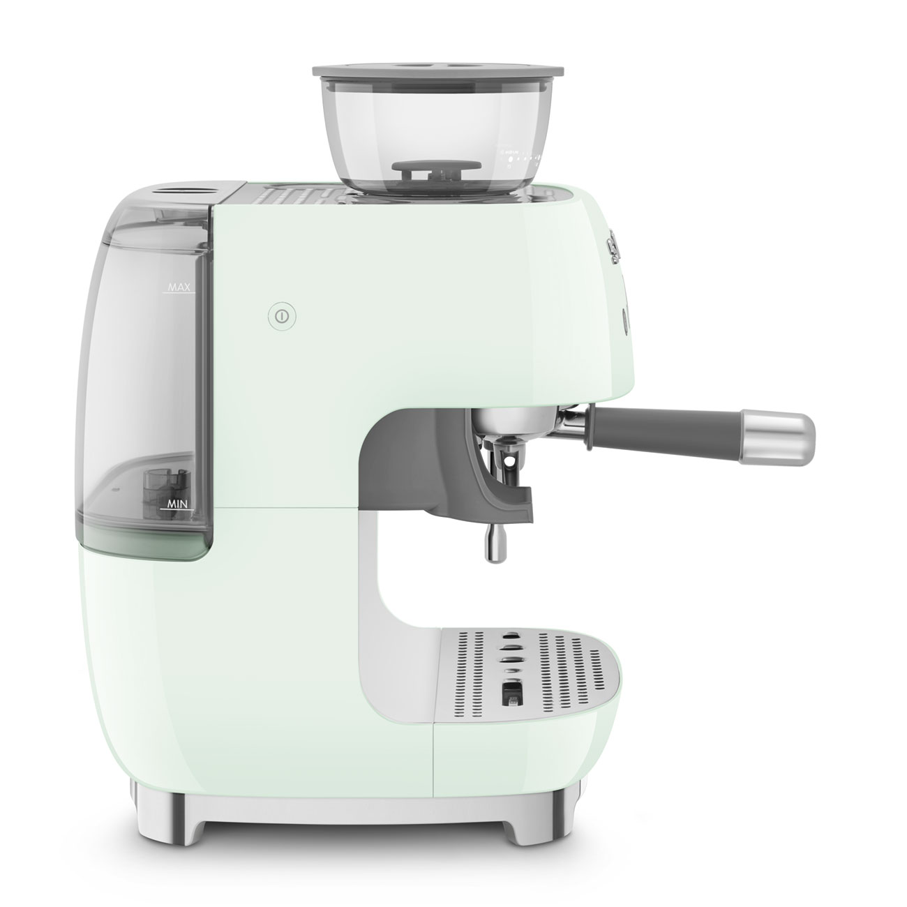 Smeg EGF03PGEU Espressomaschine mit Mahlwerk pastellgrün50sStyle Jubiläumsaktion-60 Monate Geräteschutz
