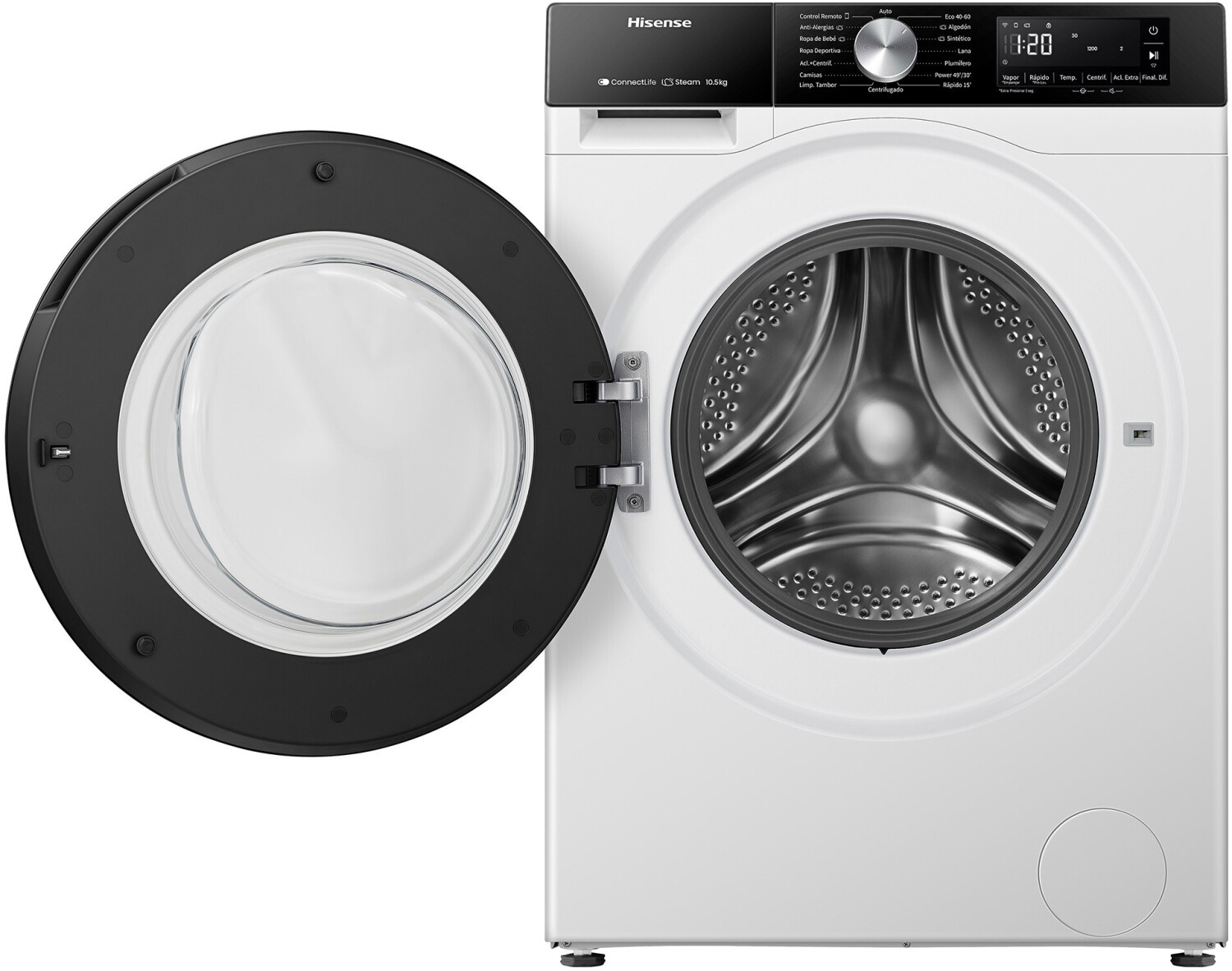 Hisense WF3S1043BW3 Waschmaschine 10KG, 1400u/min, EEK: A, Dampffunktion