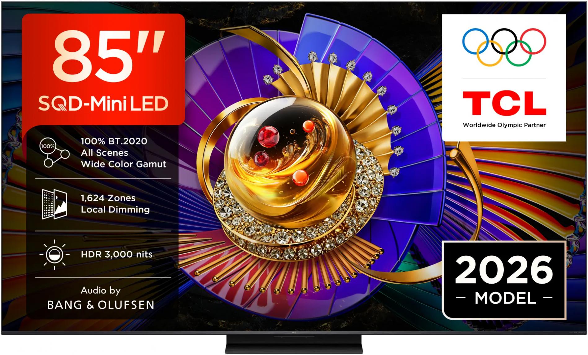 TCL 85C7L SQD-Mini LED TV, Ultra HD, Smart-TV, 144Hz, 85 Zoll 2026