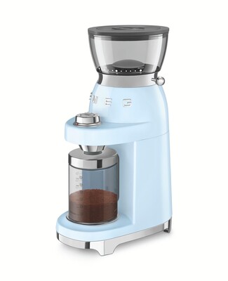 Smeg CGF03PBEU Kaffeemühle 50`s Style Pastellblau