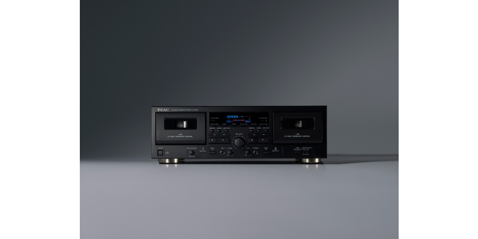 TEAC W-1200(B) Doppelkassettendeck Schwarz