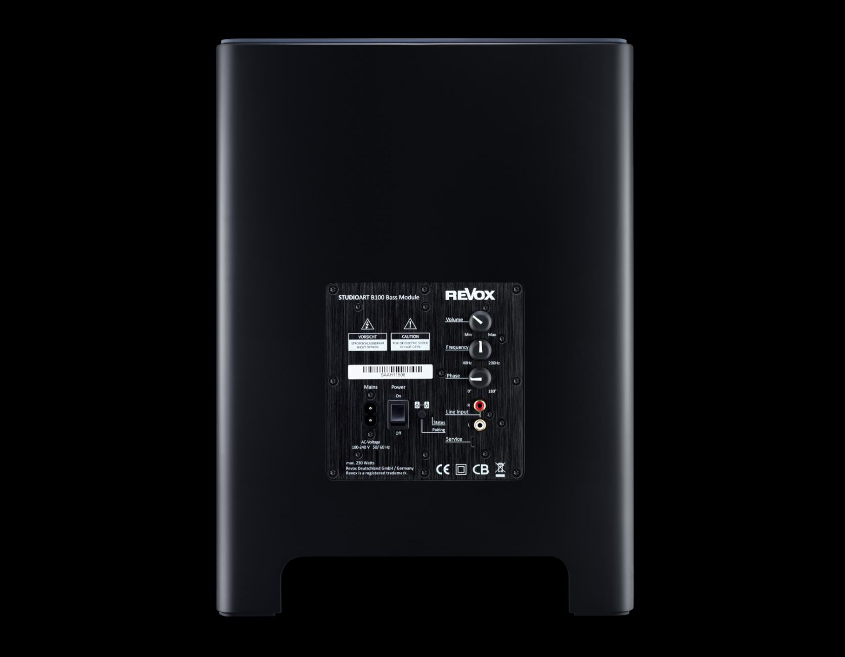 Revox STUDIOART B100 Bass Module schwarz