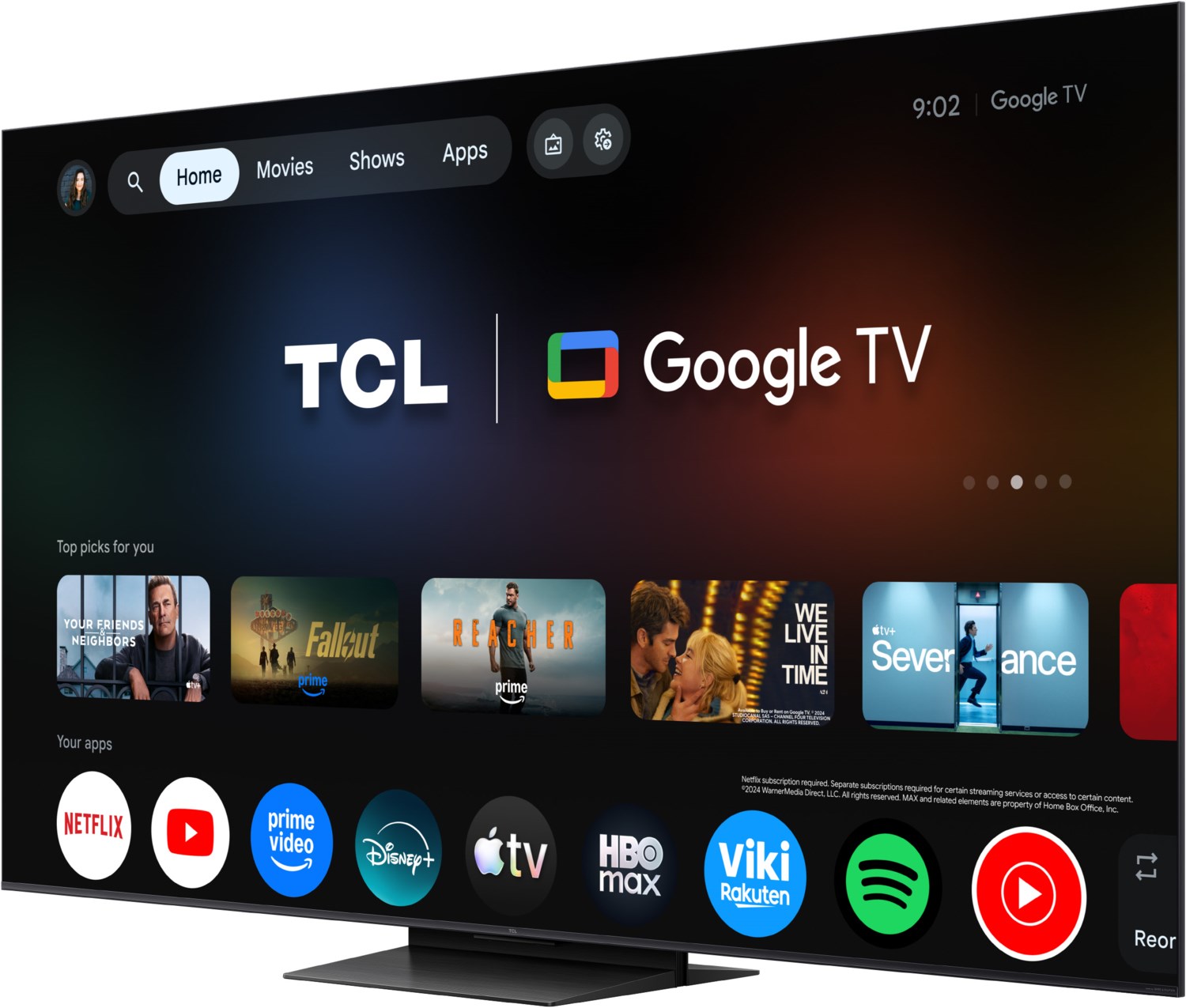TCL 65C79L SQD-Mini LED TV, Ultra HD, Smart-TV, 144Hz, 65 Zoll 2026