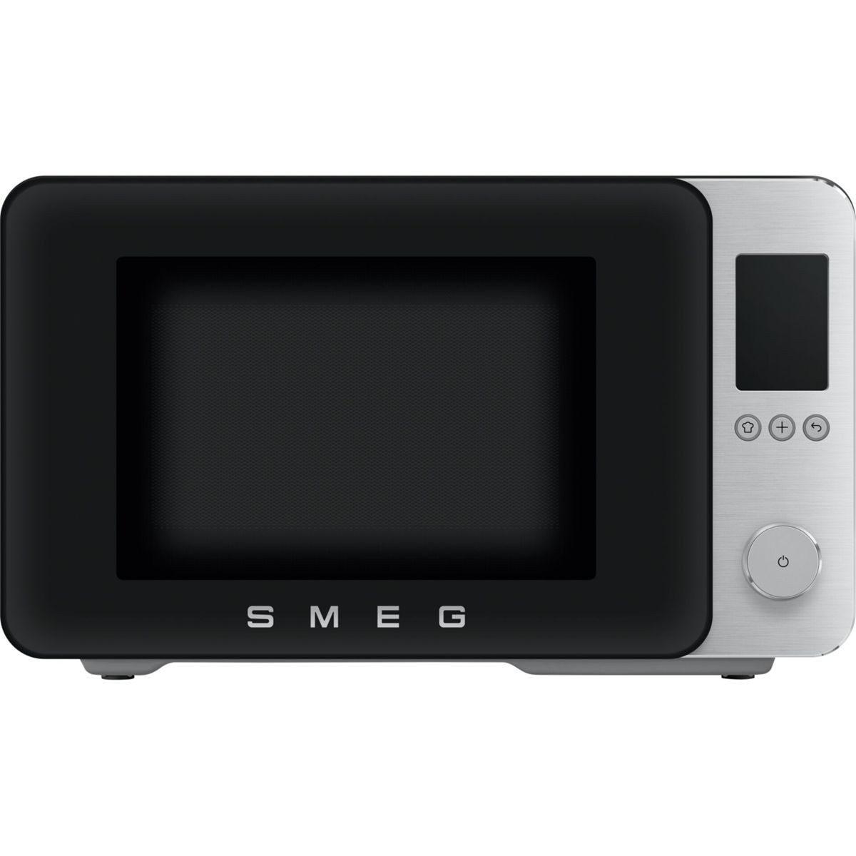 Smeg MOC02BLMEU Kombi-Tisch-Mikrowelle, Schwarz, 9 Funktionen