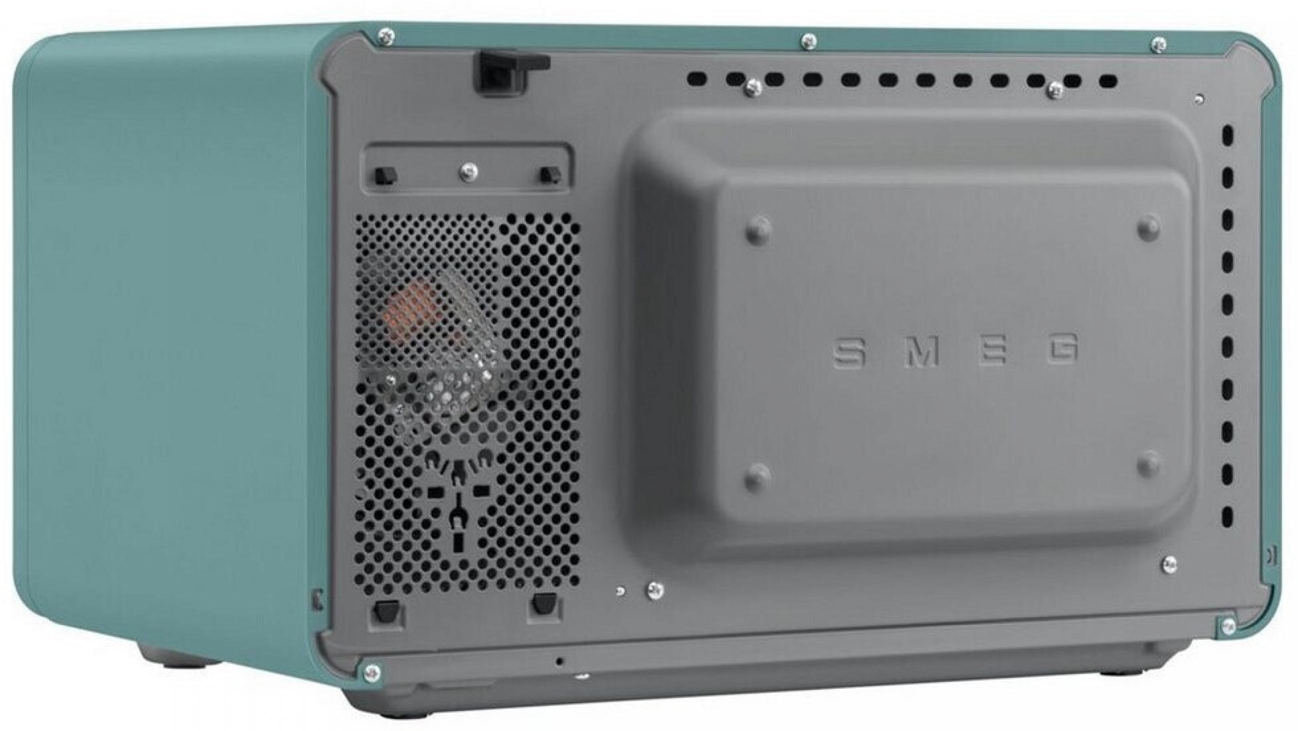Smeg MOC01EGMEU Stand-Kombi-Mikrowelle, Emerald Green, 4 Funktionen