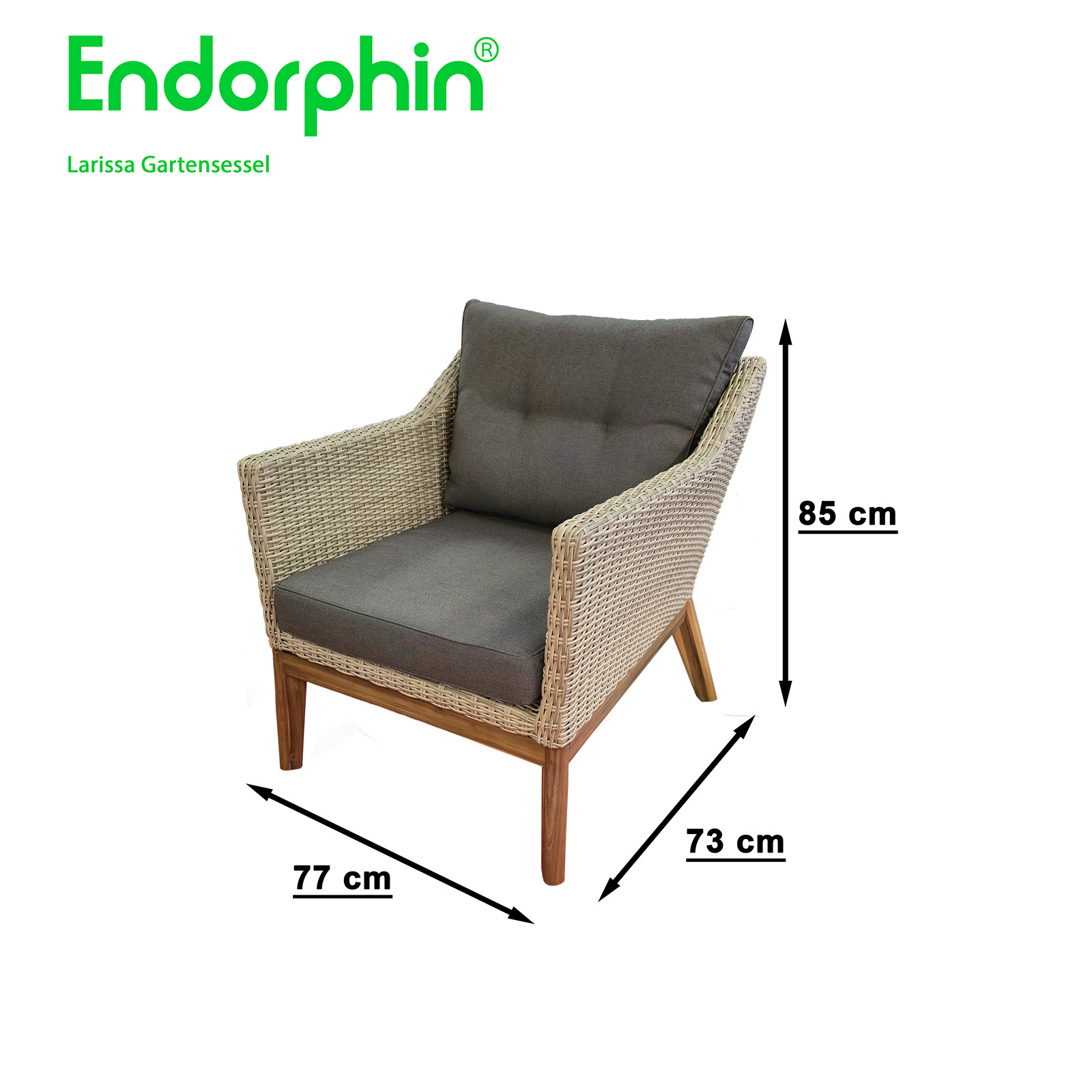Endorphin Larissa Sessel Polyrattan