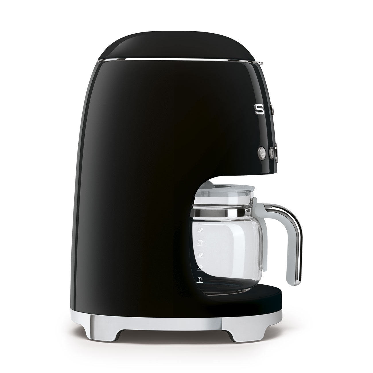Smeg DCF02BLEU Filterkaffeemaschine Schwarz 50s Style