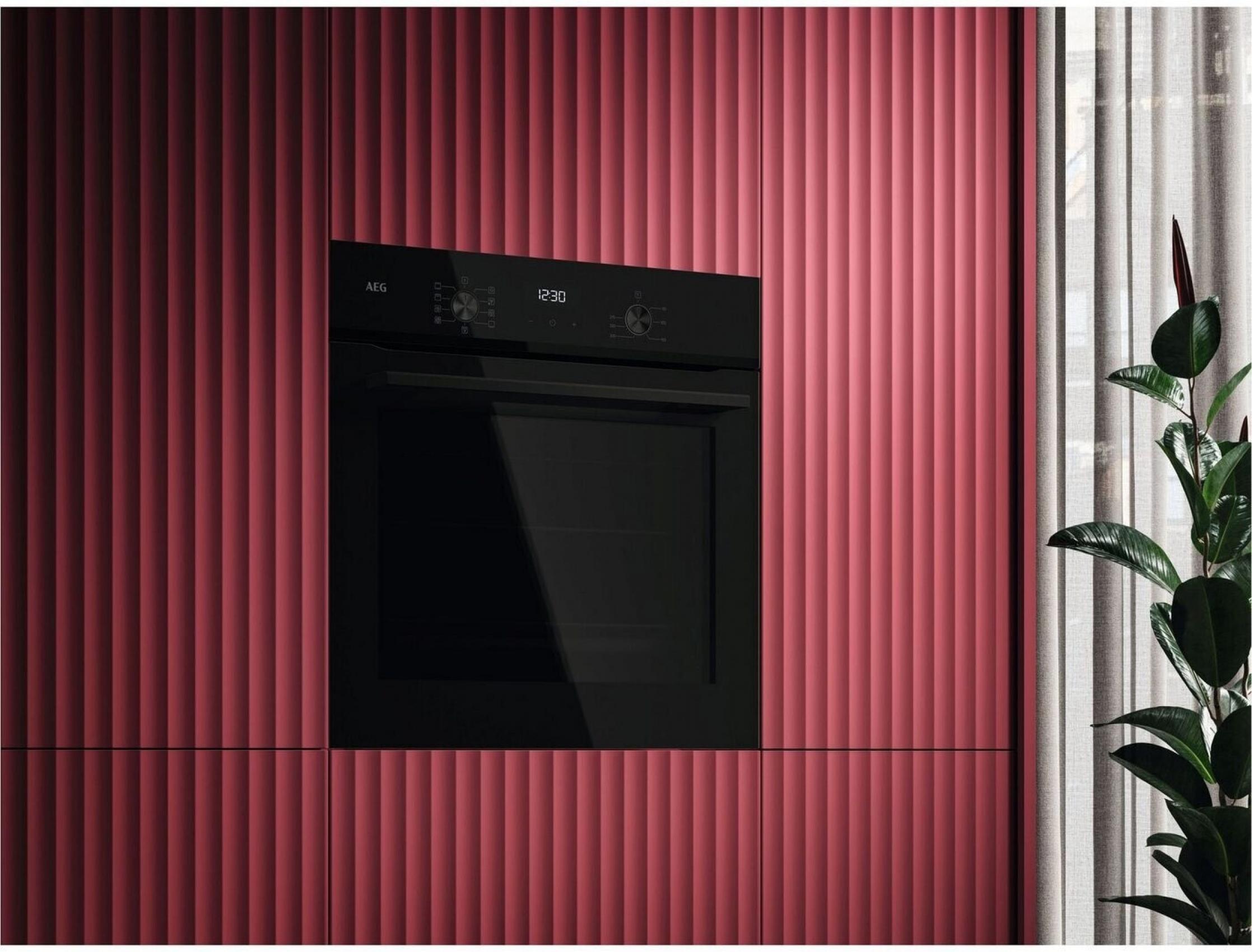 AEG TU5AB20WSK Einbaubackofen, SurroundCook Backofen, schwarz
