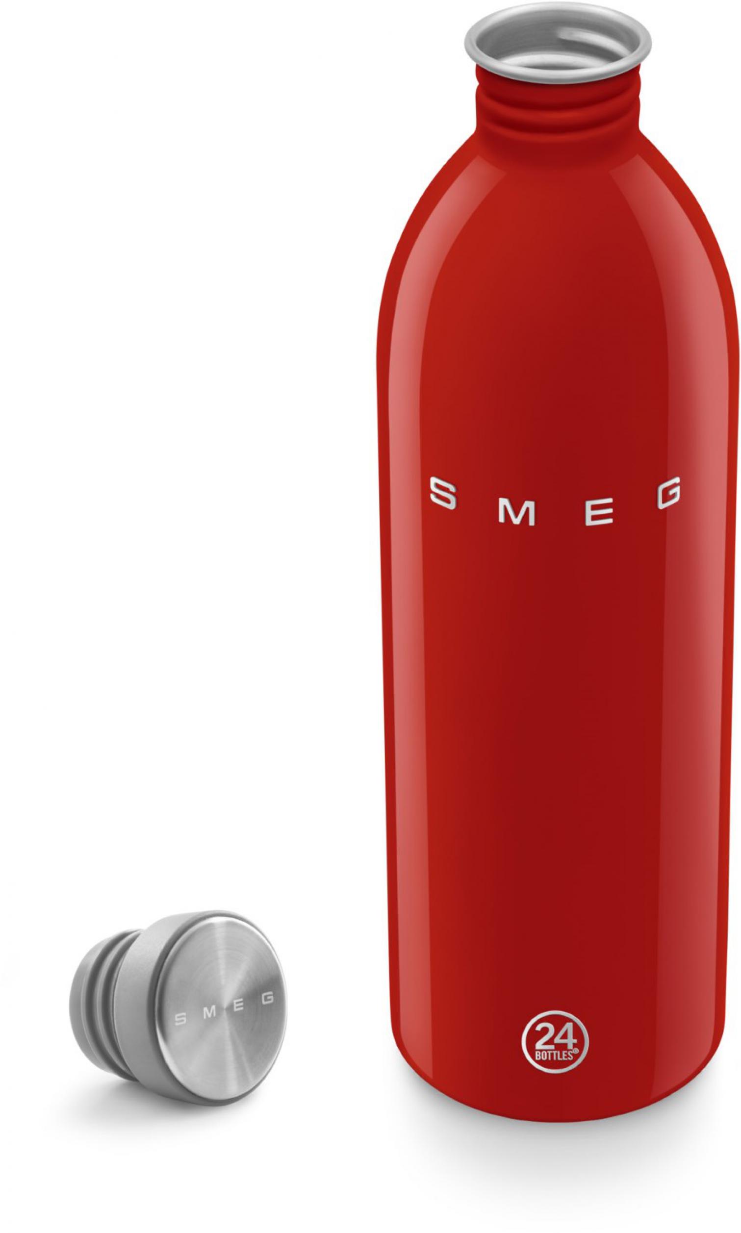 Smeg WBF02RD Edelstahlflasche 1 Liter Fassungsvermögen rot