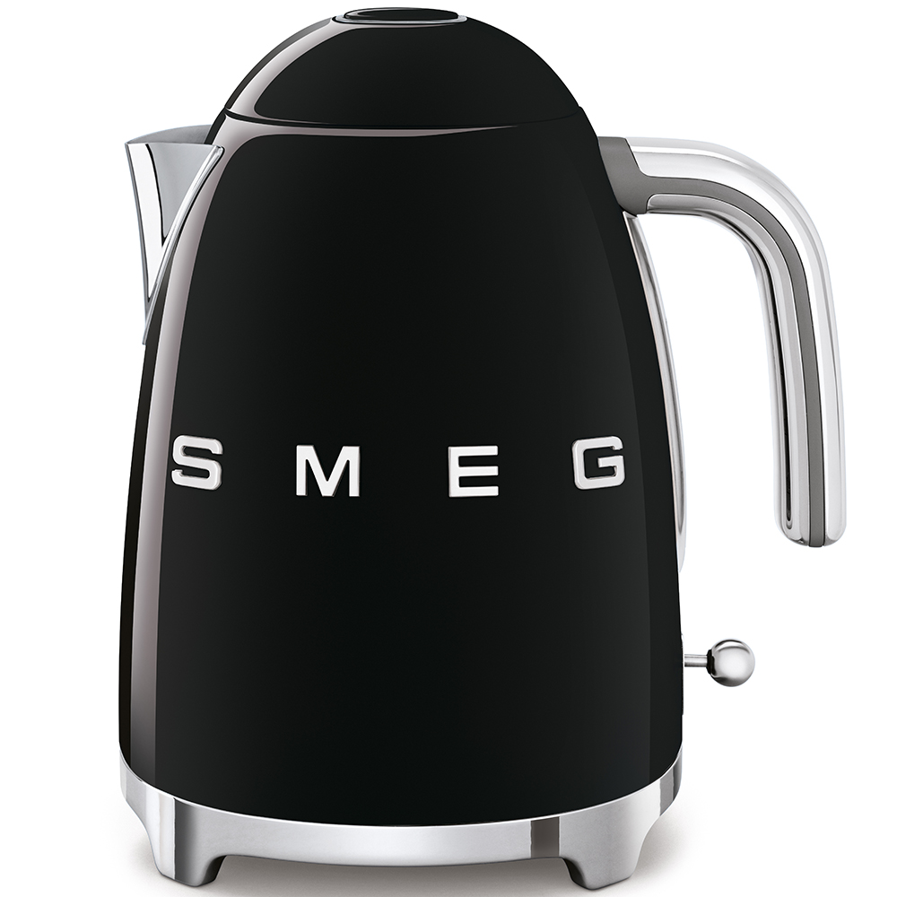 Smeg KLF03BLEU Wasserkocher Schwarz 50s Style 1,7 Liter