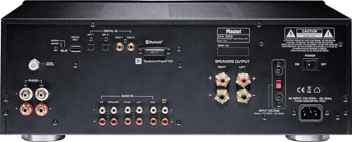 Magnat MA 900, schwarz Stereo Hybrid-Verstärker Skonto Aktion