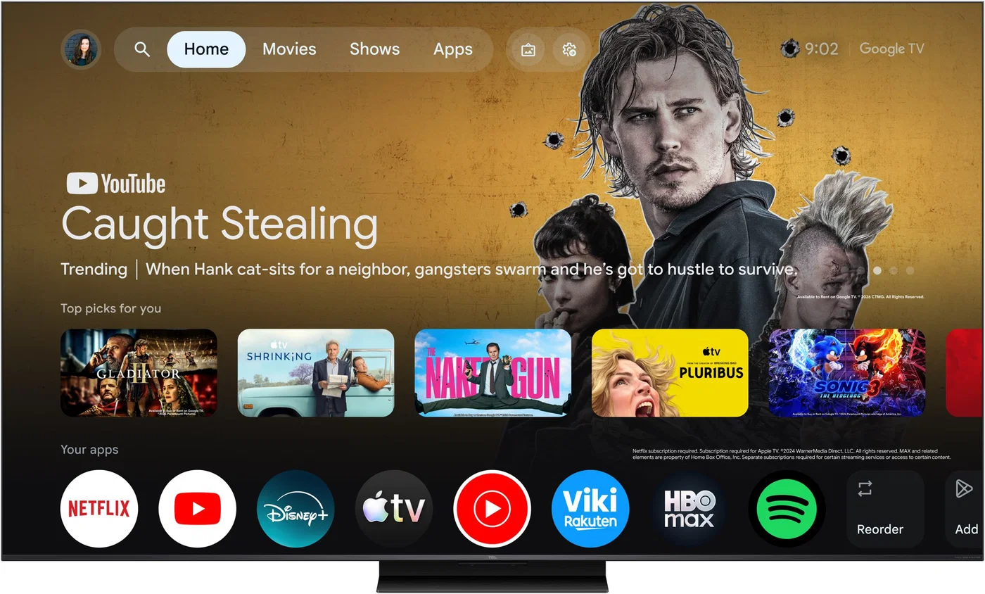 TCL 85C7L SQD-Mini LED TV, Ultra HD, Smart-TV, 144Hz, 85 Zoll 2026