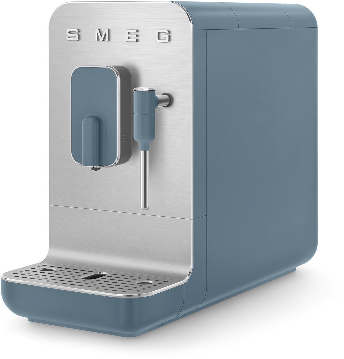 Smeg BCC12SBMEU Kaffeevollautomat storm blue matt 50s style Jubiläumsaktion - 60 Monate Geräteschutz