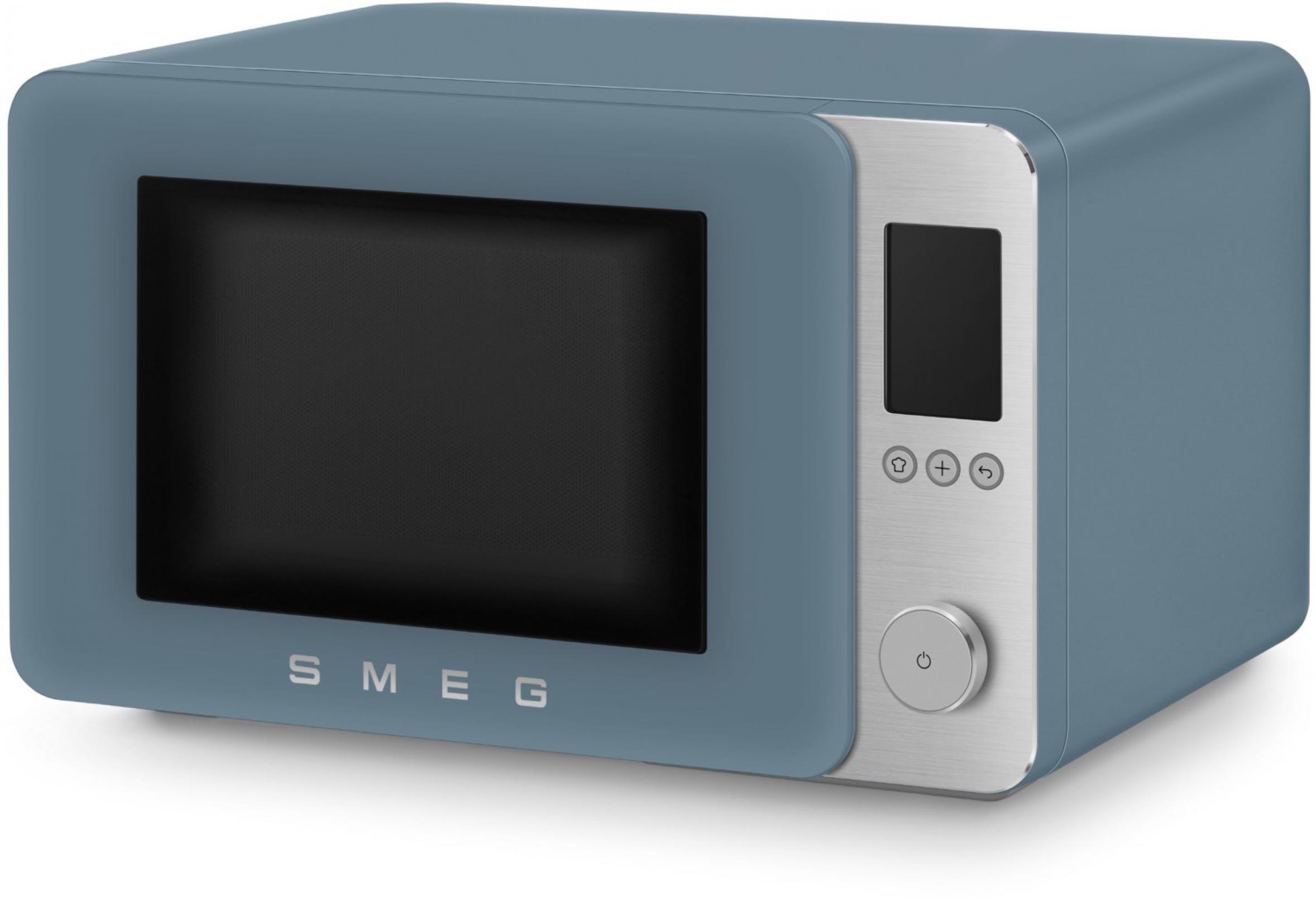Smeg MOC02SBMEU Kombi-Tisch-Mikrowelle, Storm Blue, 9 Funktionen