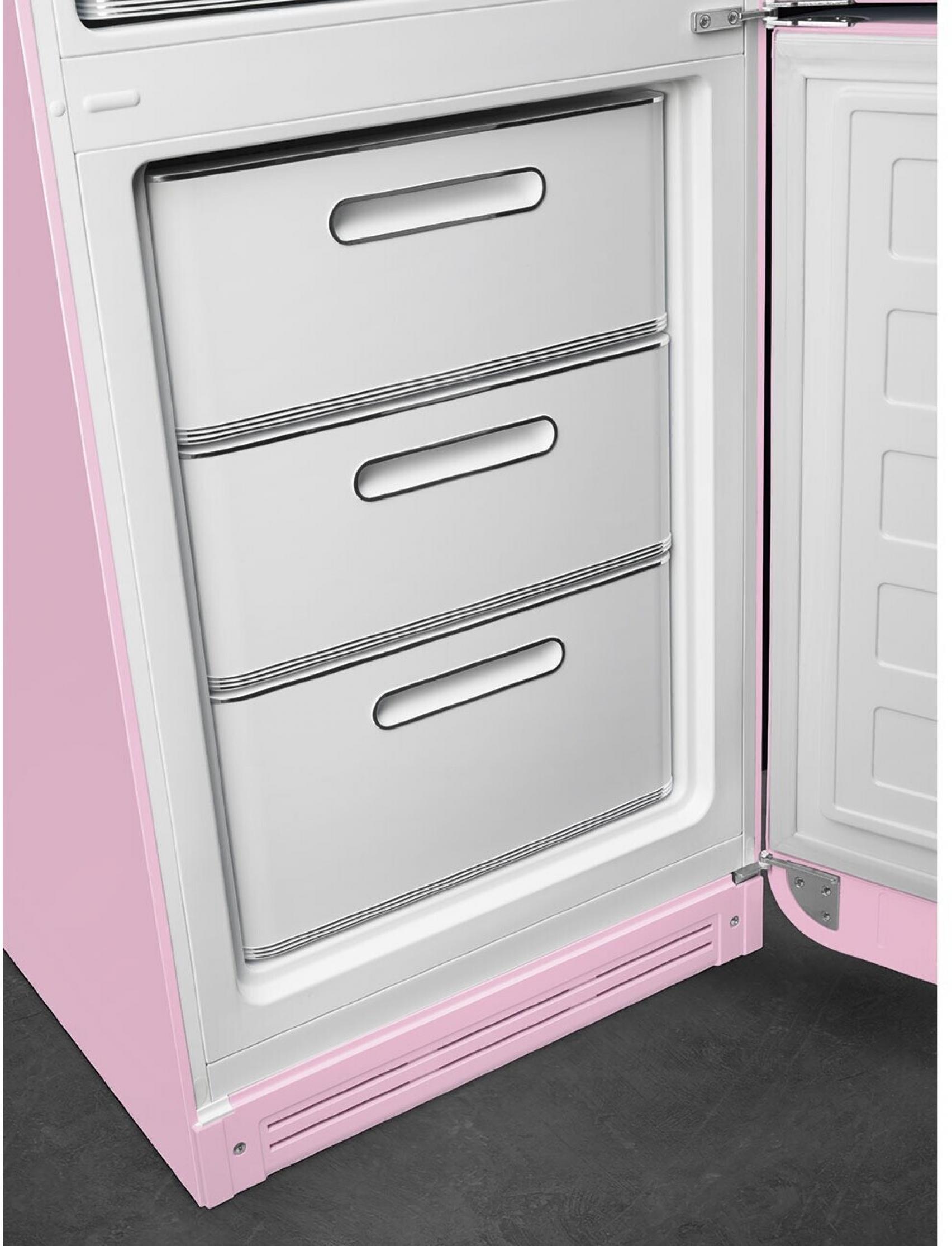 Smeg FAB32RPK6 Kühl-/Gefrierkombination Rechtsanschlag Cadillac Pink 50s Style, EEK: C