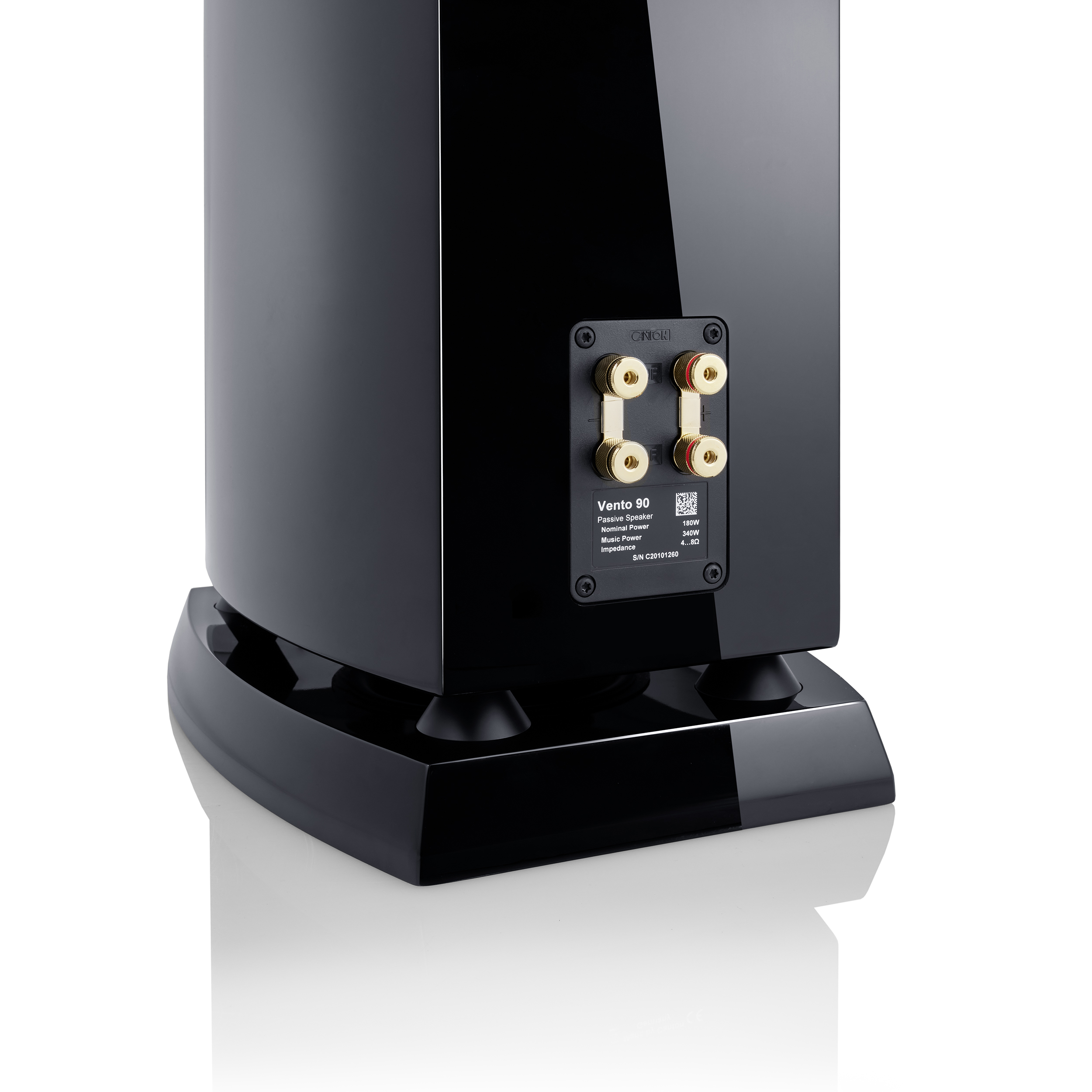 Canton Vento 90 schwarz Stück  highgloss  Sonder Aktion