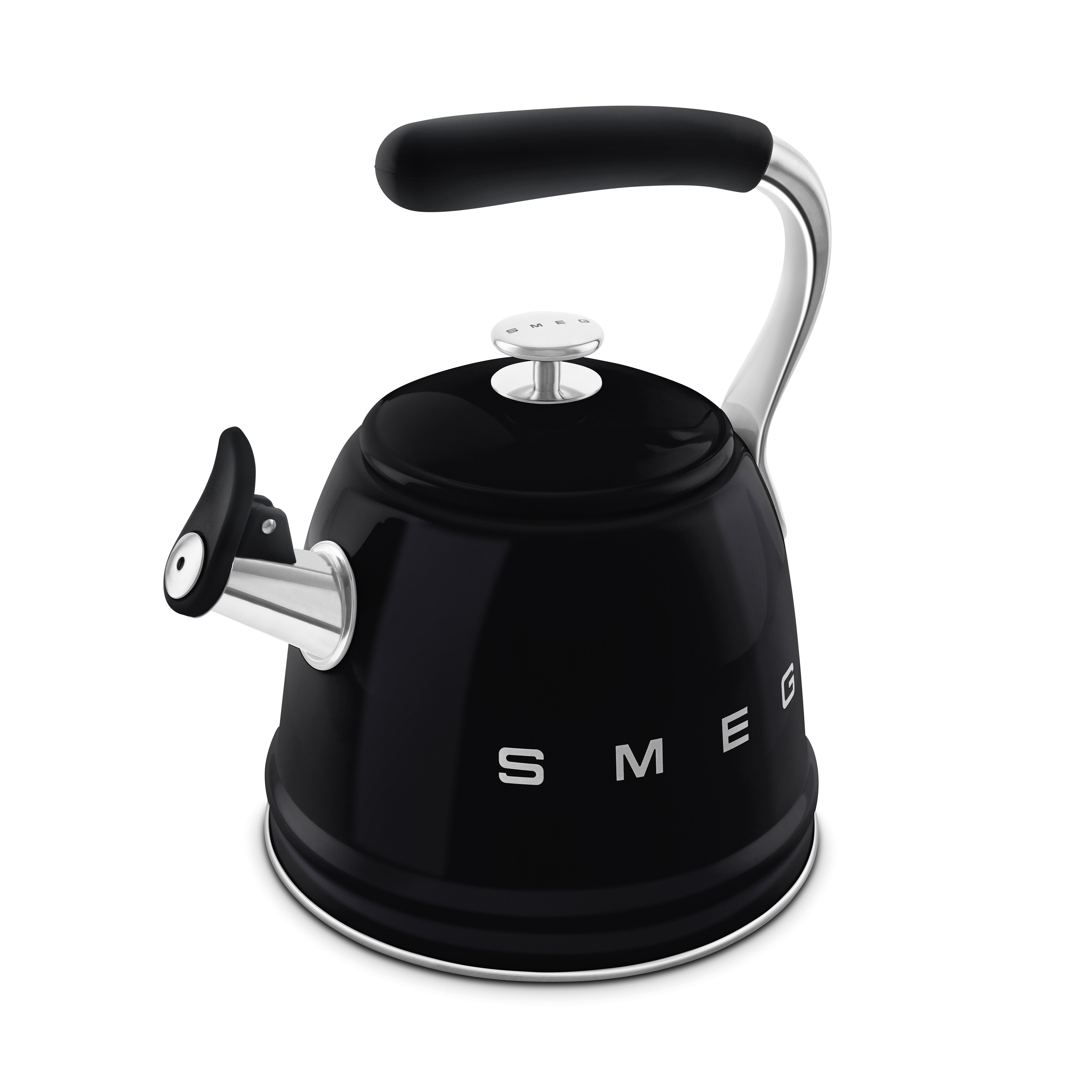 Smeg WKF01BL Wasserkessel 50s Style Schwarz - für alle Herdarten inkl. Induktion