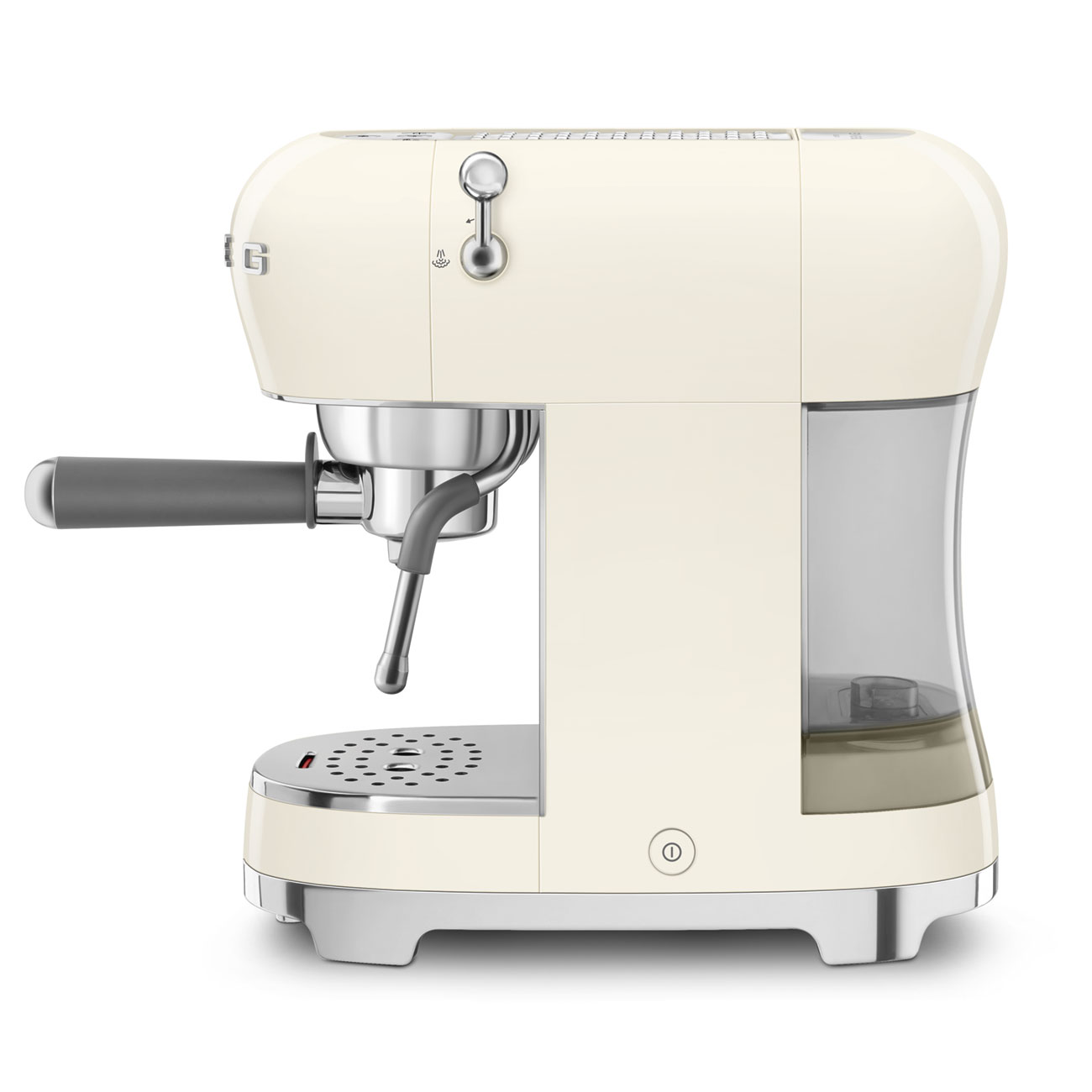 Smeg ECF02CREU Espresso-Kaffeemaschine creme 50´s Style