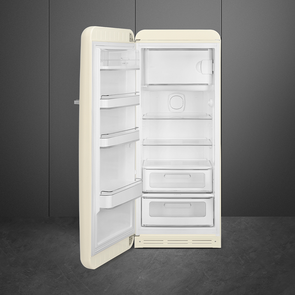 Smeg FAB28LCR6 Kühlschrank Linksanschlag Creme 50`s Style, 2026 Modell, EEK: C