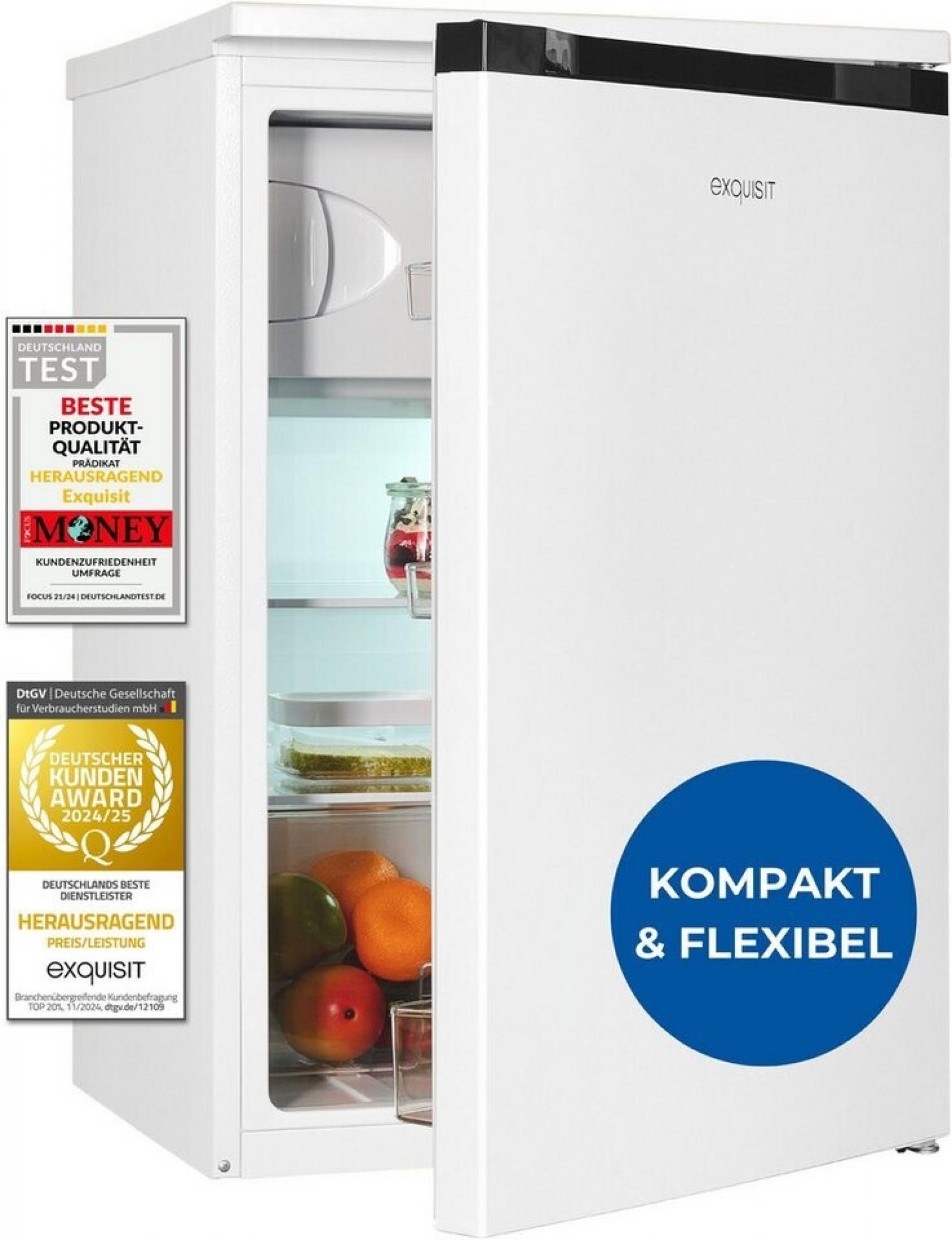 Exquisit KS15-4-051C weiss Kühlschrank mit Gefrierfach