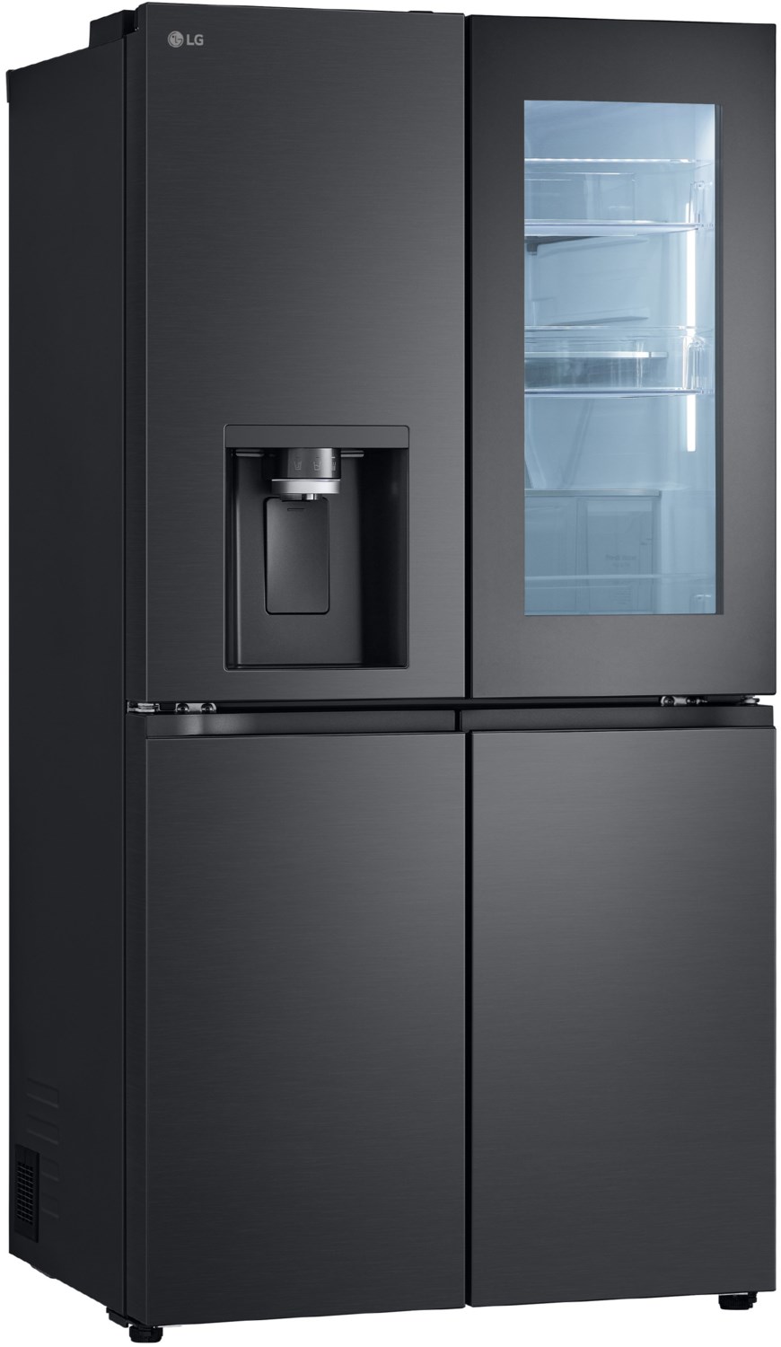 LG GMG961NPKE Multi-Door InstaView, 637 L, Total No Frost, Essence Black Steel