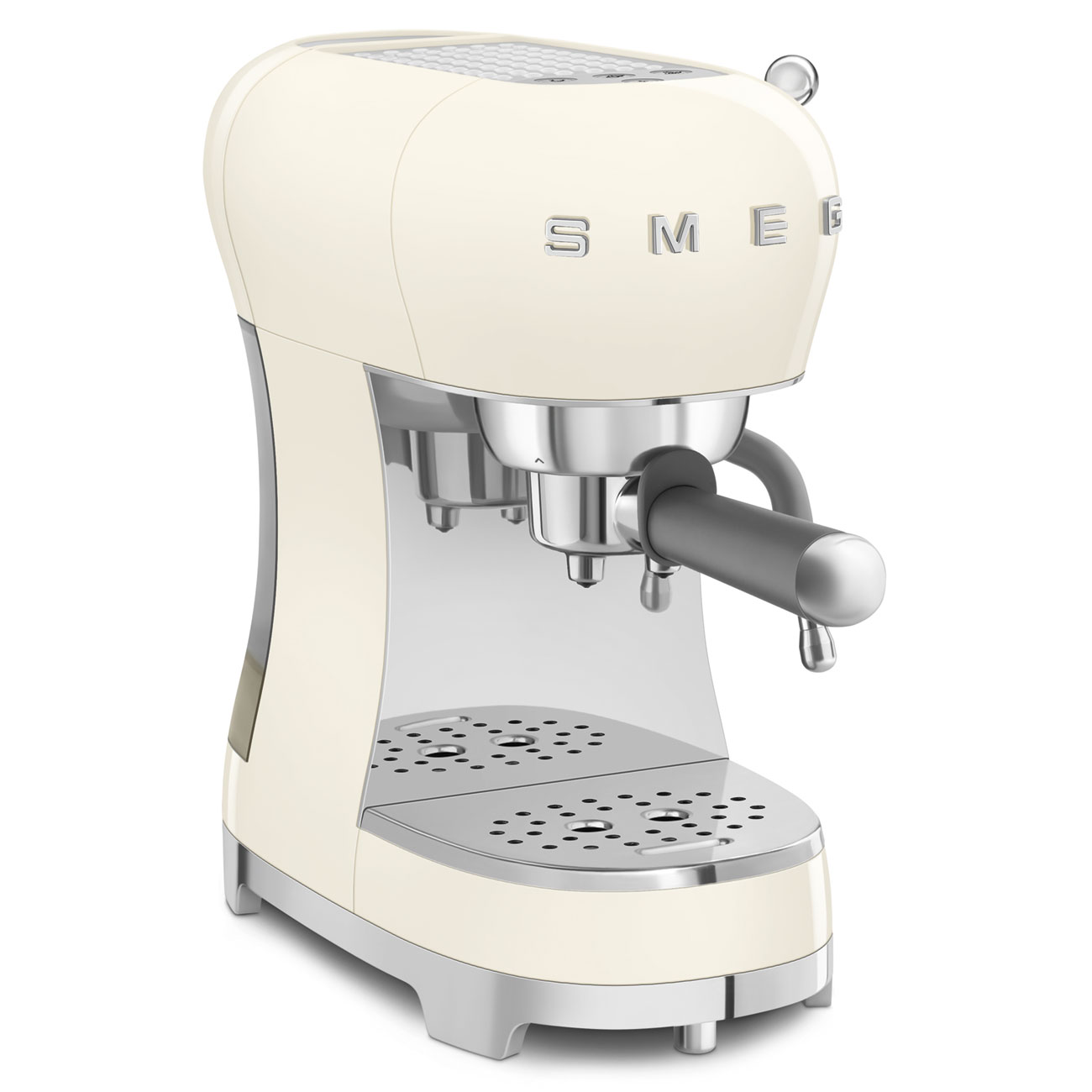 Smeg ECF02CREU Espresso-Kaffeemaschine creme 50´s Style