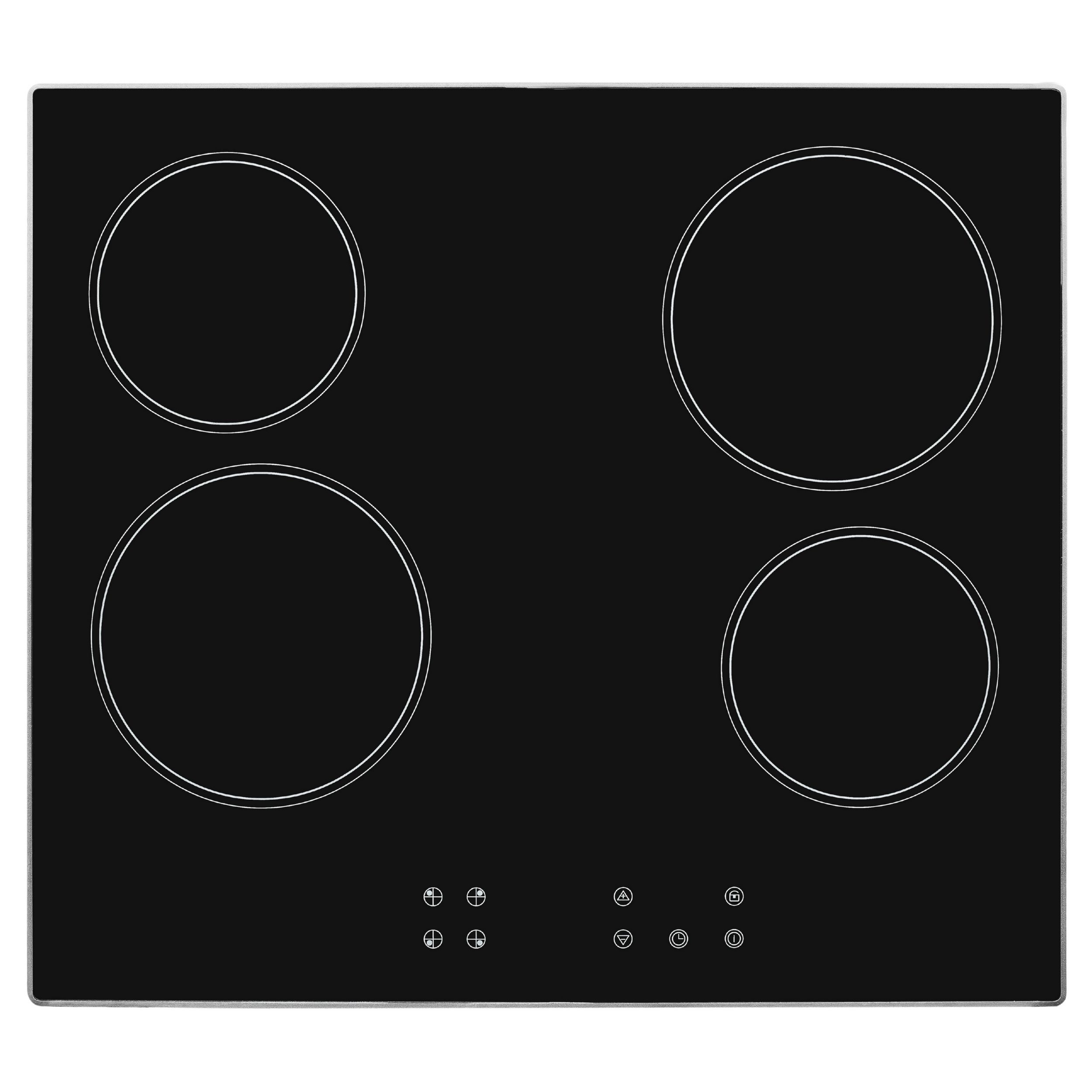 Exquisit EKC601-Rsw-020 schwarz, Elektro-Kochfeld