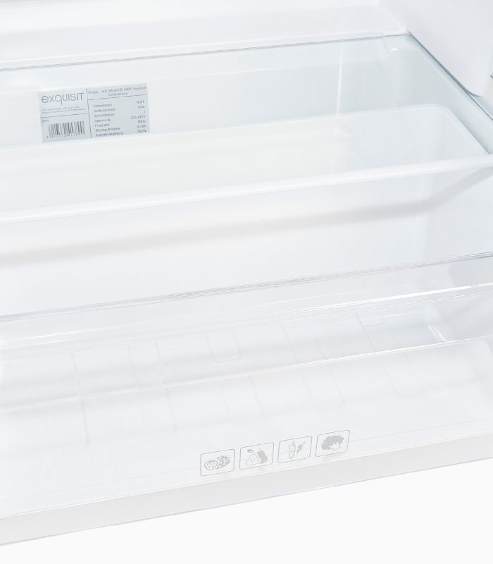 Exquisit KS185-4-HE-040E weiss | 190 L | Kühlschrank mit Gefrierfach
