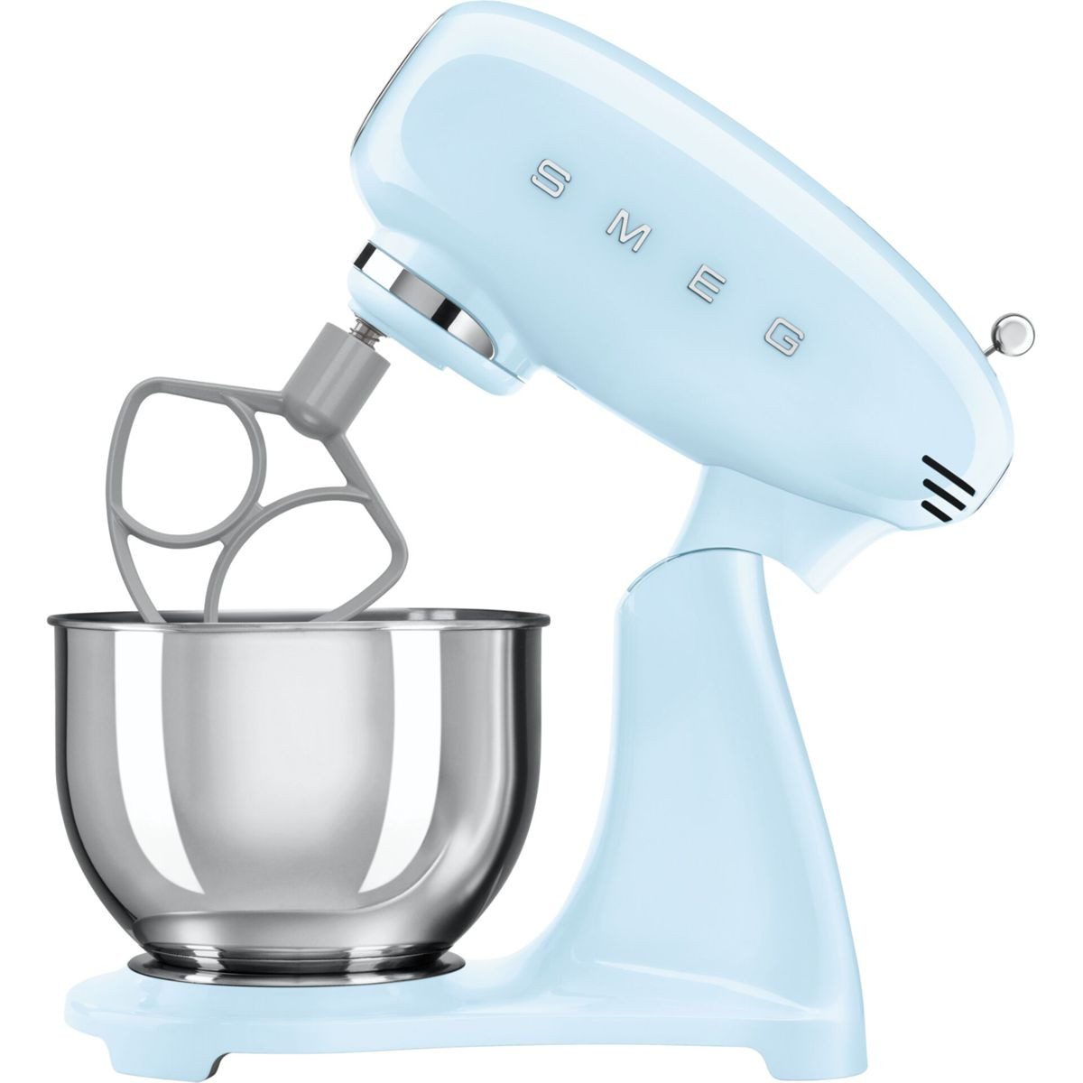 Smeg SMF05PBEU Küchenmaschine 50s Style Pastellblau,2026 Modell Jubiläumsaktion-60 Monate Geräteschutz