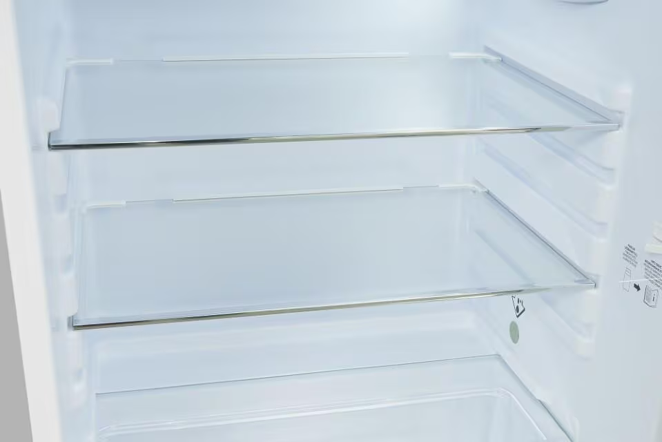 Exquisit RKS120-V-H-160E Retro Vollraumkühlschrank grau, 122L
