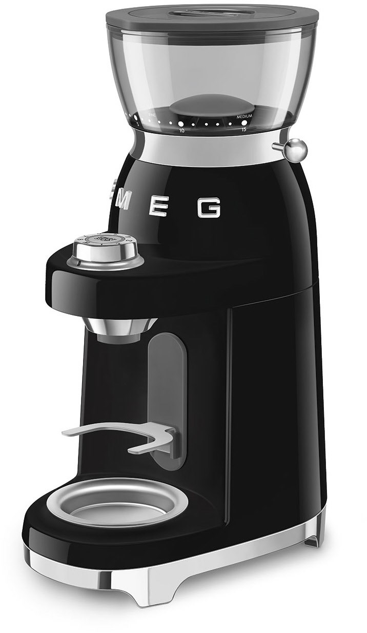 Smeg CGF03BLEU Kaffeemühle Schwarz 50s Style Jubiläumsaktion - 60 Monate Geräteschutz