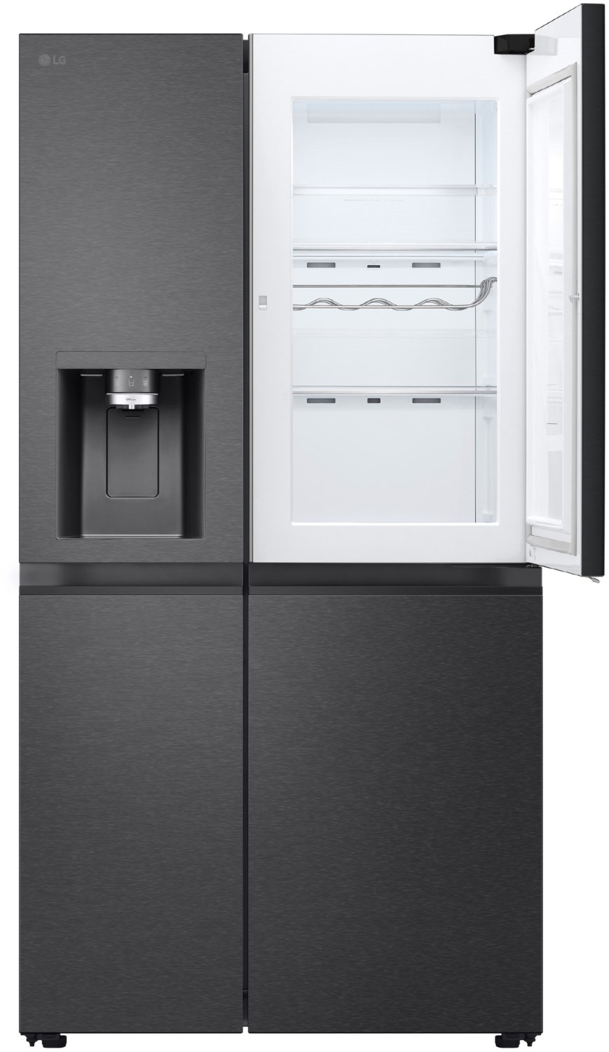 LG GSJE81EPBD Side by Side matte black EEK: D, 628L, Wassertank