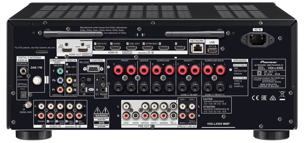 Pioneer VSX-LX505 B schwarz Aussteller