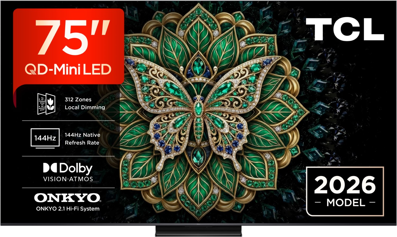 TCL 75C69K Pro QD-Mini LED, Smart TV, 75 Zoll 2026