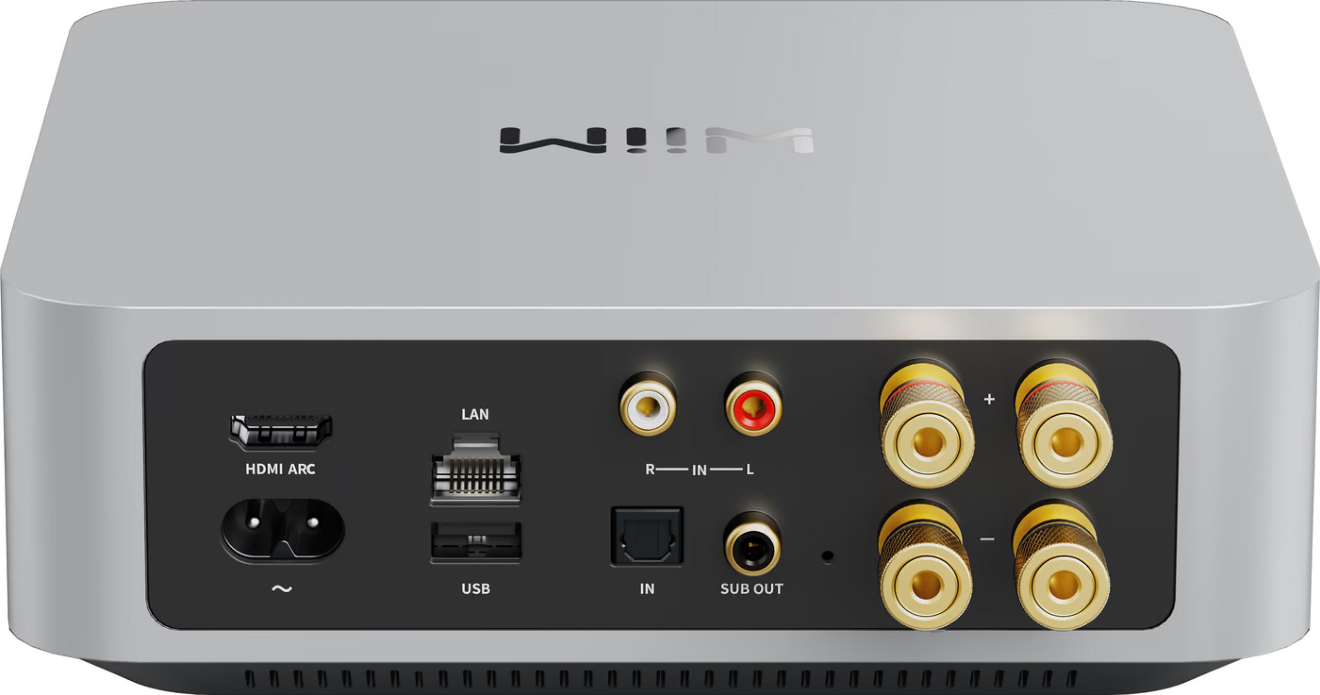 WiiM Amp Streaming Amp Silver SILBER
