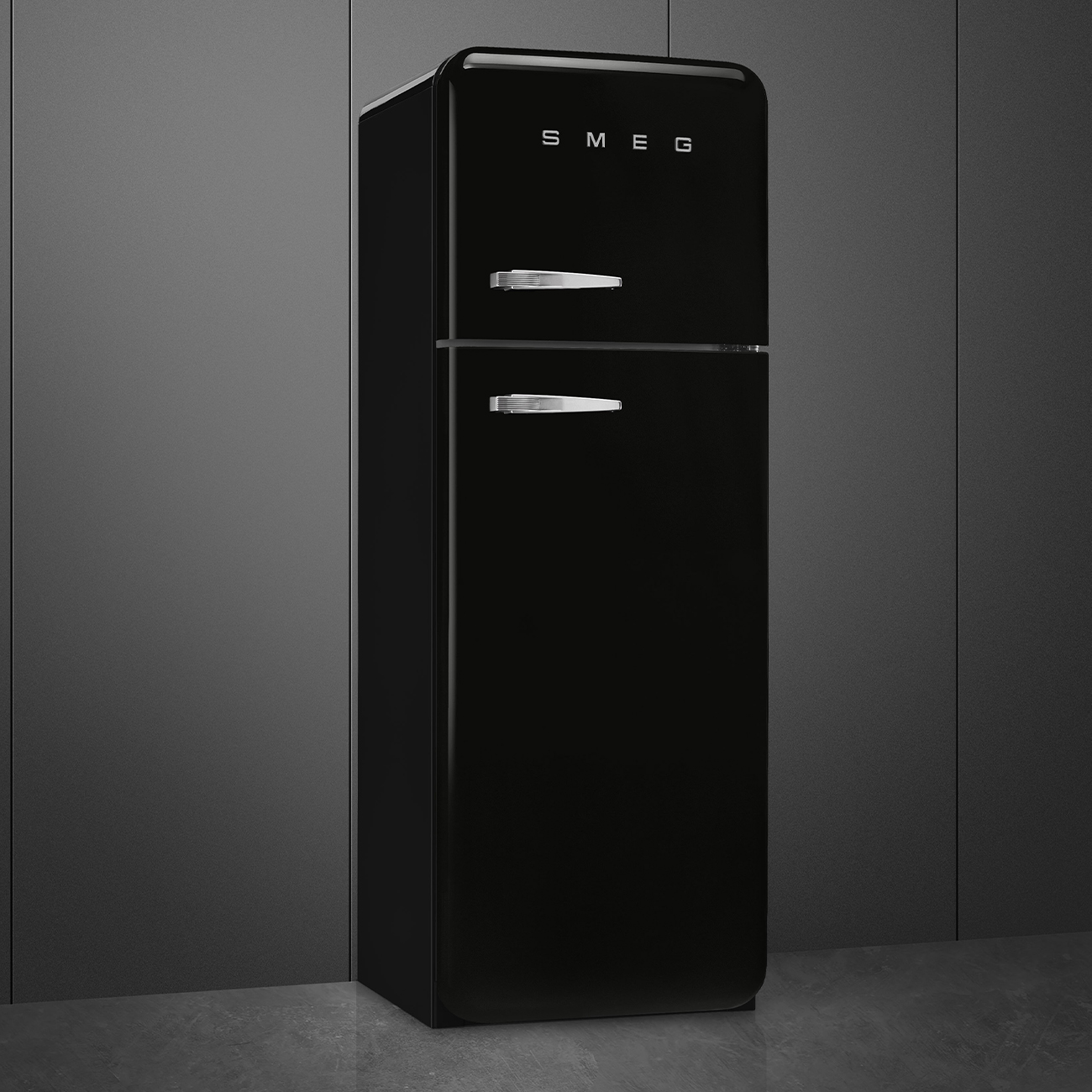 Smeg FAB30RBL6 Kühl-/Gefrierkombination Rechtsanschlag Schwarz 50s Style 2026 Modell, EEK: C