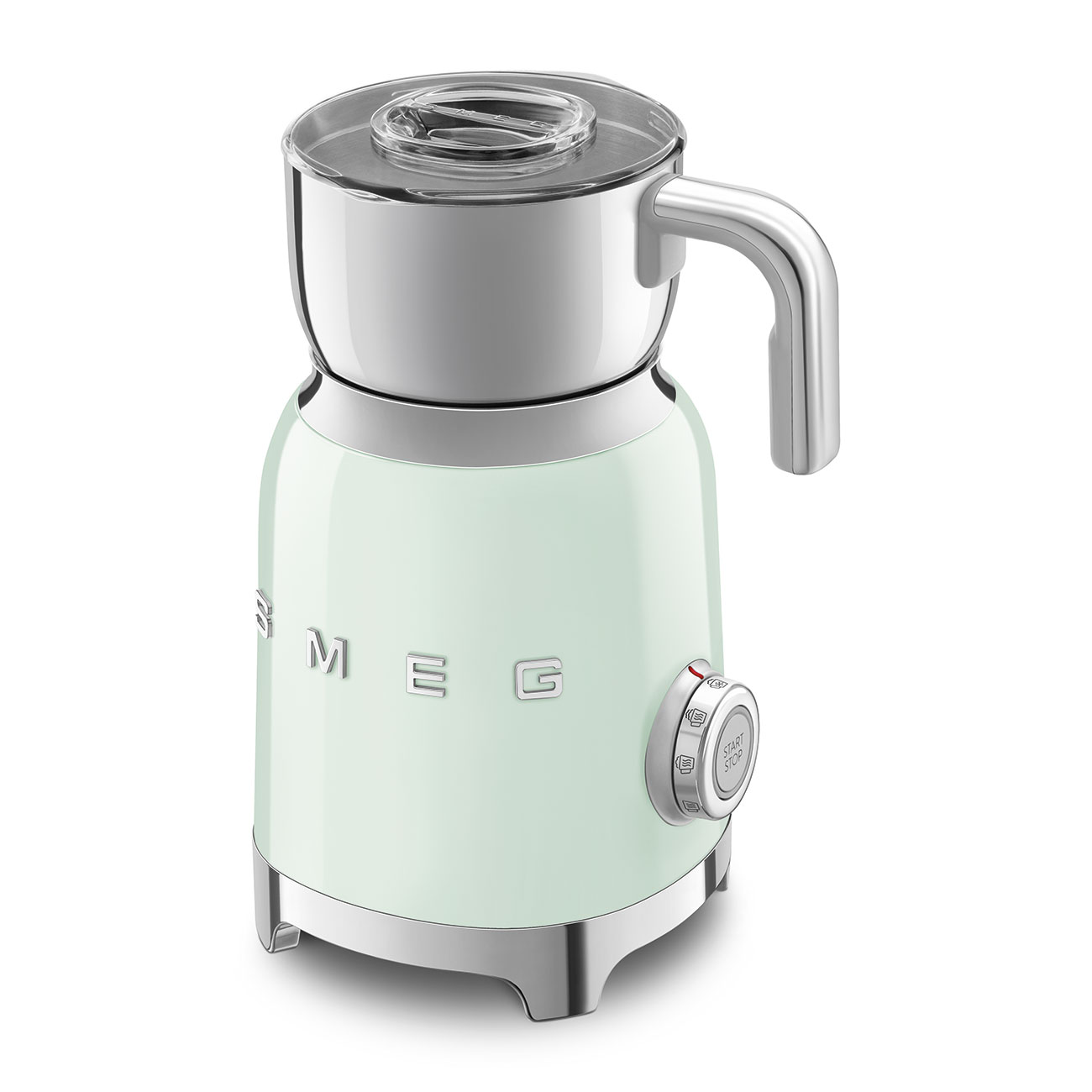 Smeg MFF11PGEU Milchaufschäumer 50s Style pastellgrün Jubiläumsaktion - 60 Monate Geräteschutz