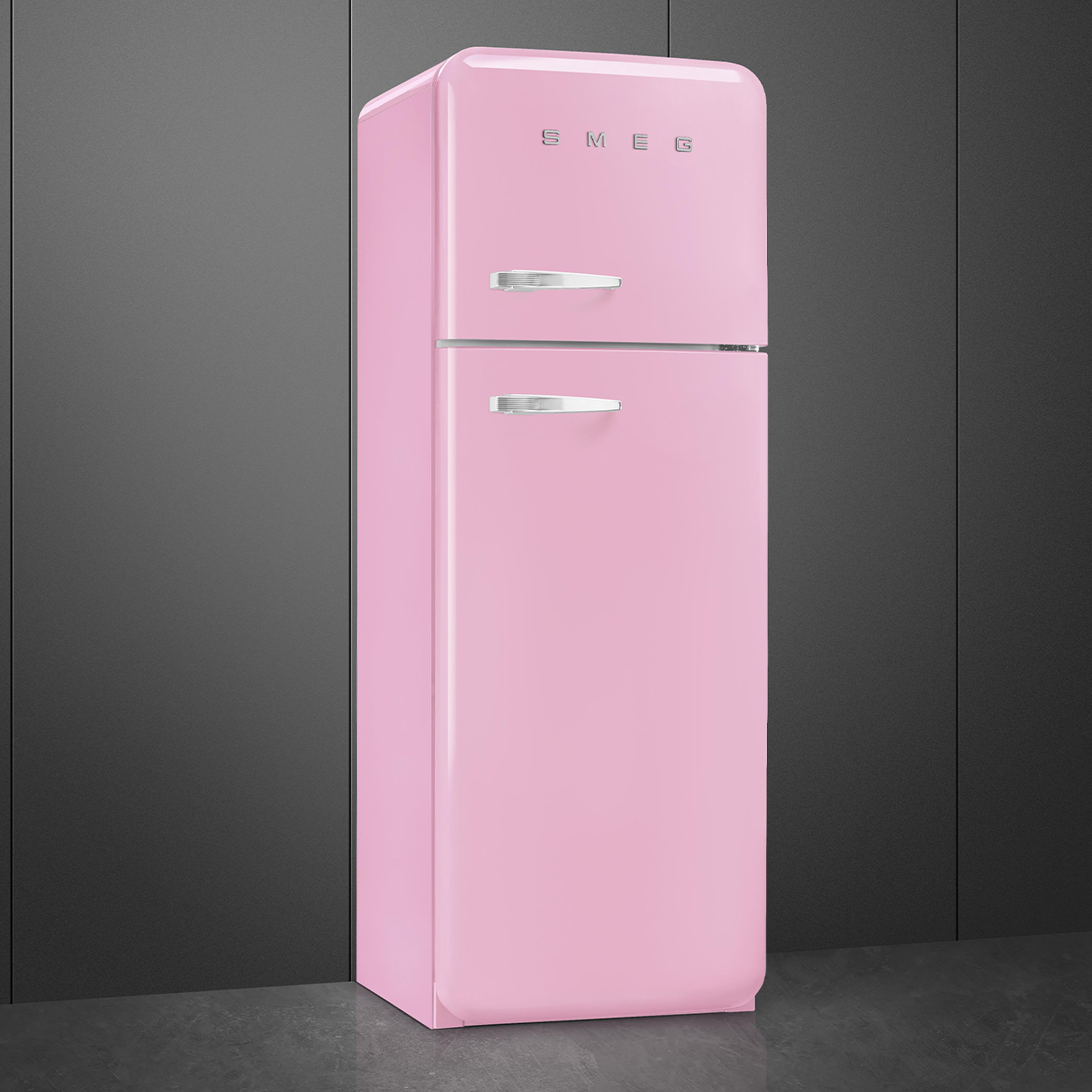 Smeg FAB30RPK6 Kühl-/Gefrierkombination Rechtsanschlag Cadillac Pink 50s Style, EEK: C