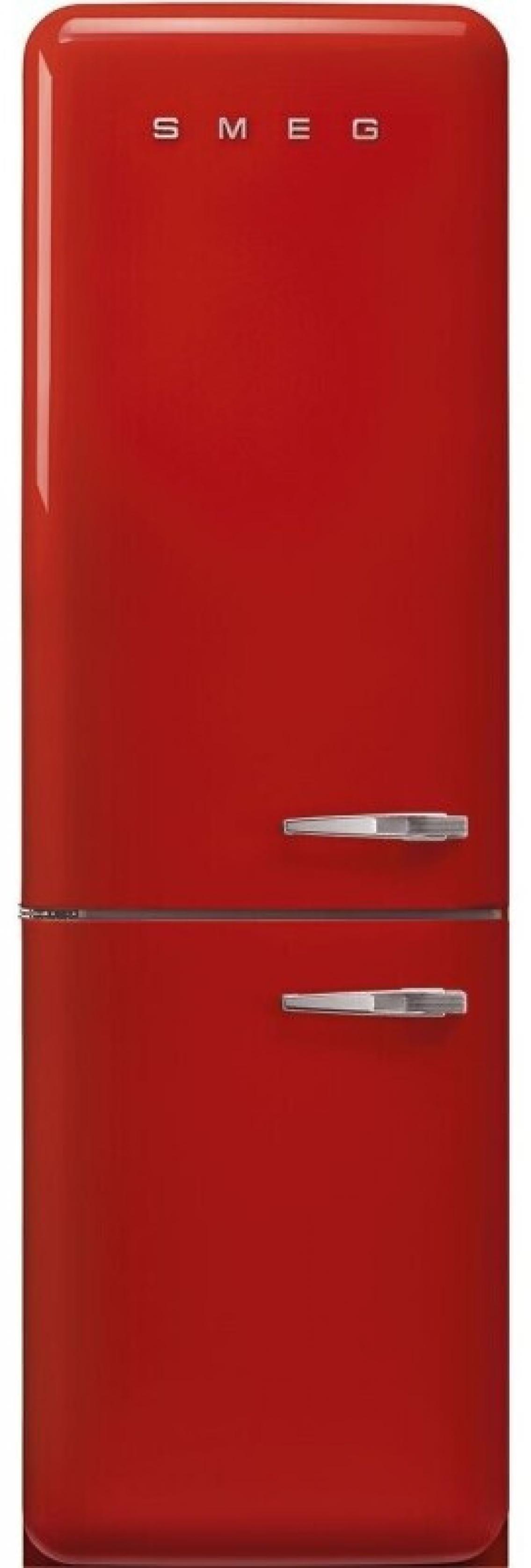 Smeg FAB32LRD6 Kühl-/Gefrierkombination Linksanschlag Rot 50s Style, EEK: C