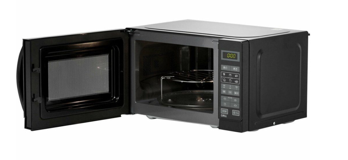 Sharp R642BKW Mikrowelle mit Grill Schwarz