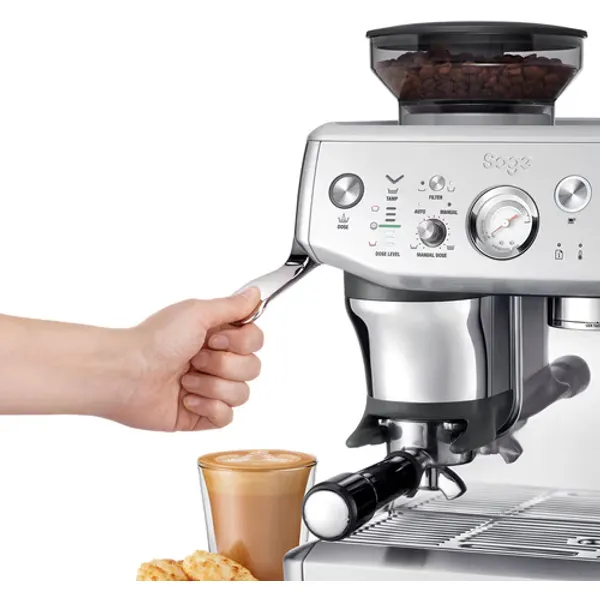 Sage SES876BSS4EEU1 Siebträgermaschine The Barista Express Impress Edelstahl