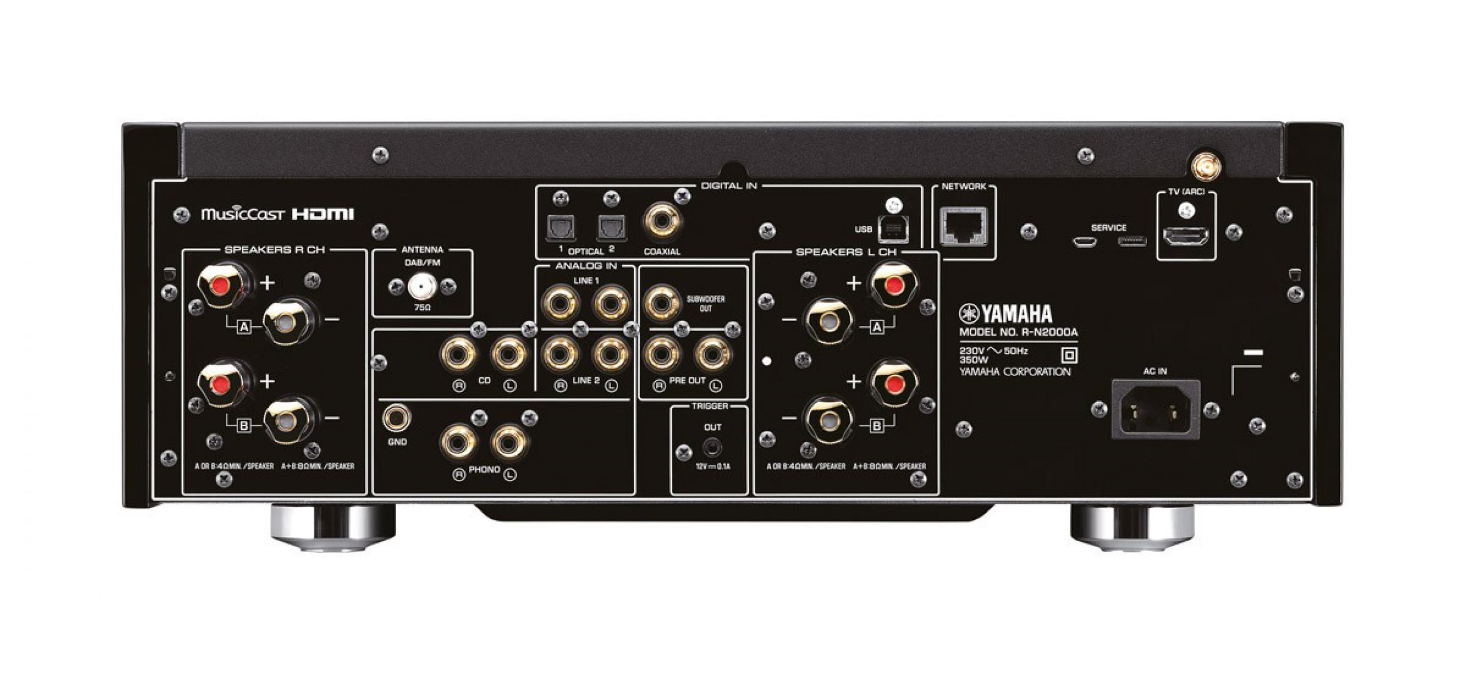 Yamaha R-N2000A schwarz Netzwerk-Receiver