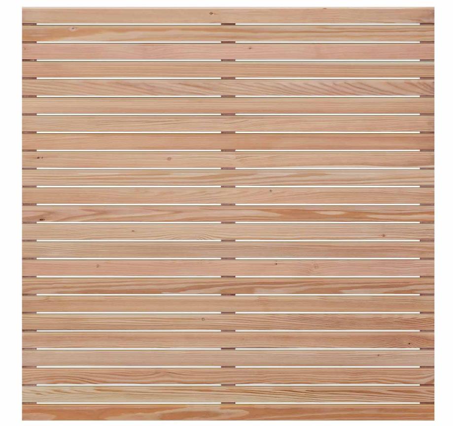 Endorphin kartonverpackter DIY Rhombus-Sichtschutzzaun Lärche Natur 180x180cm