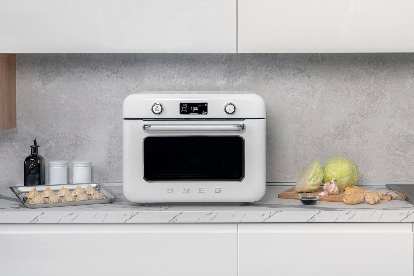 Smeg COF01WHEU Kombi-Tisch-Backofen