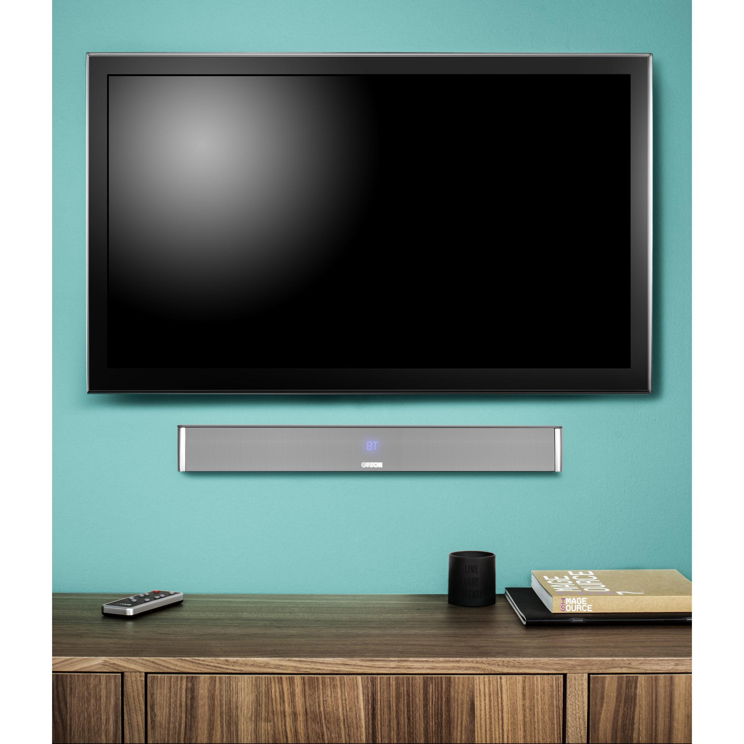 Canton DM 5 silber mit Glas