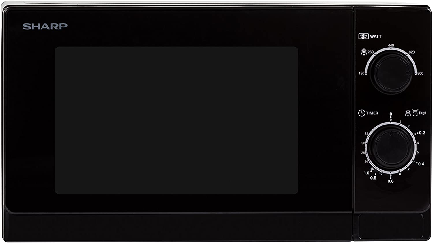 Sharp R200BKW Mikrowelle Schwarz