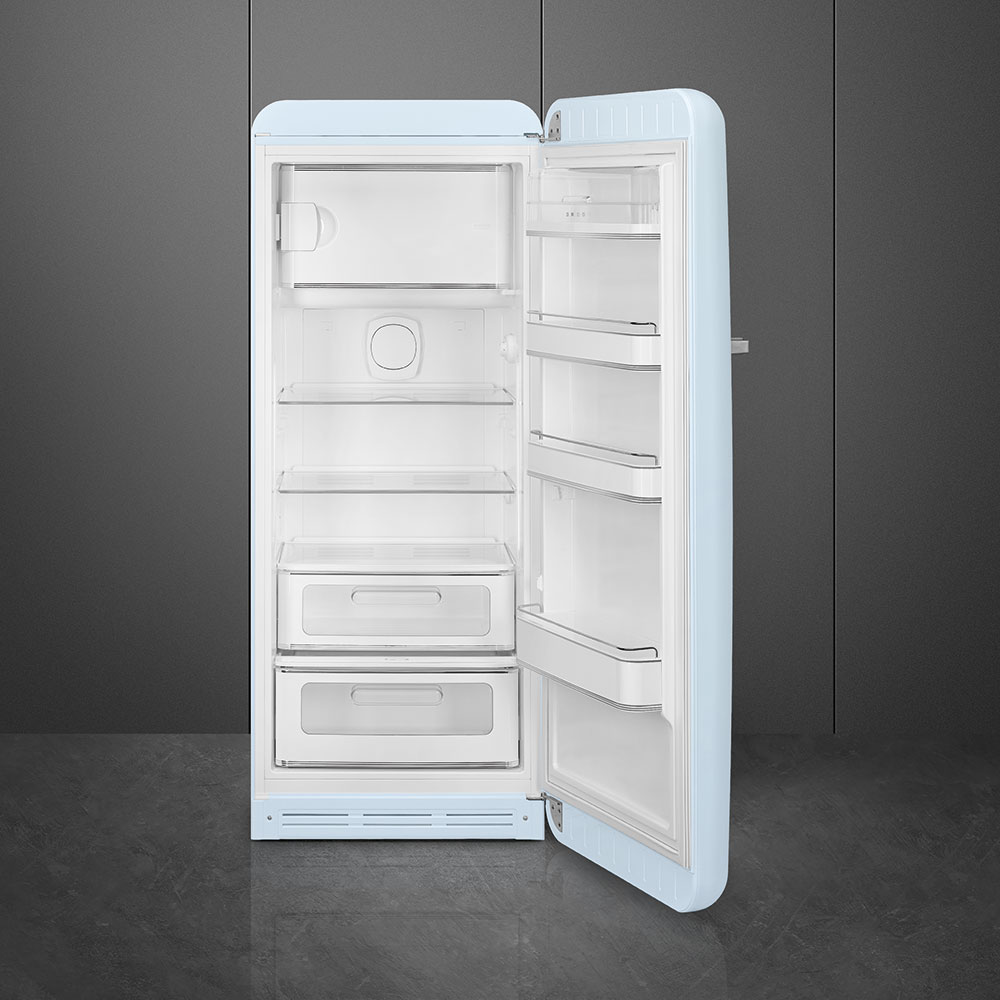 Smeg FAB28RPB5 Kühlschrank Rechtsanschlag Pastellblau 50`s Style, EEK: D