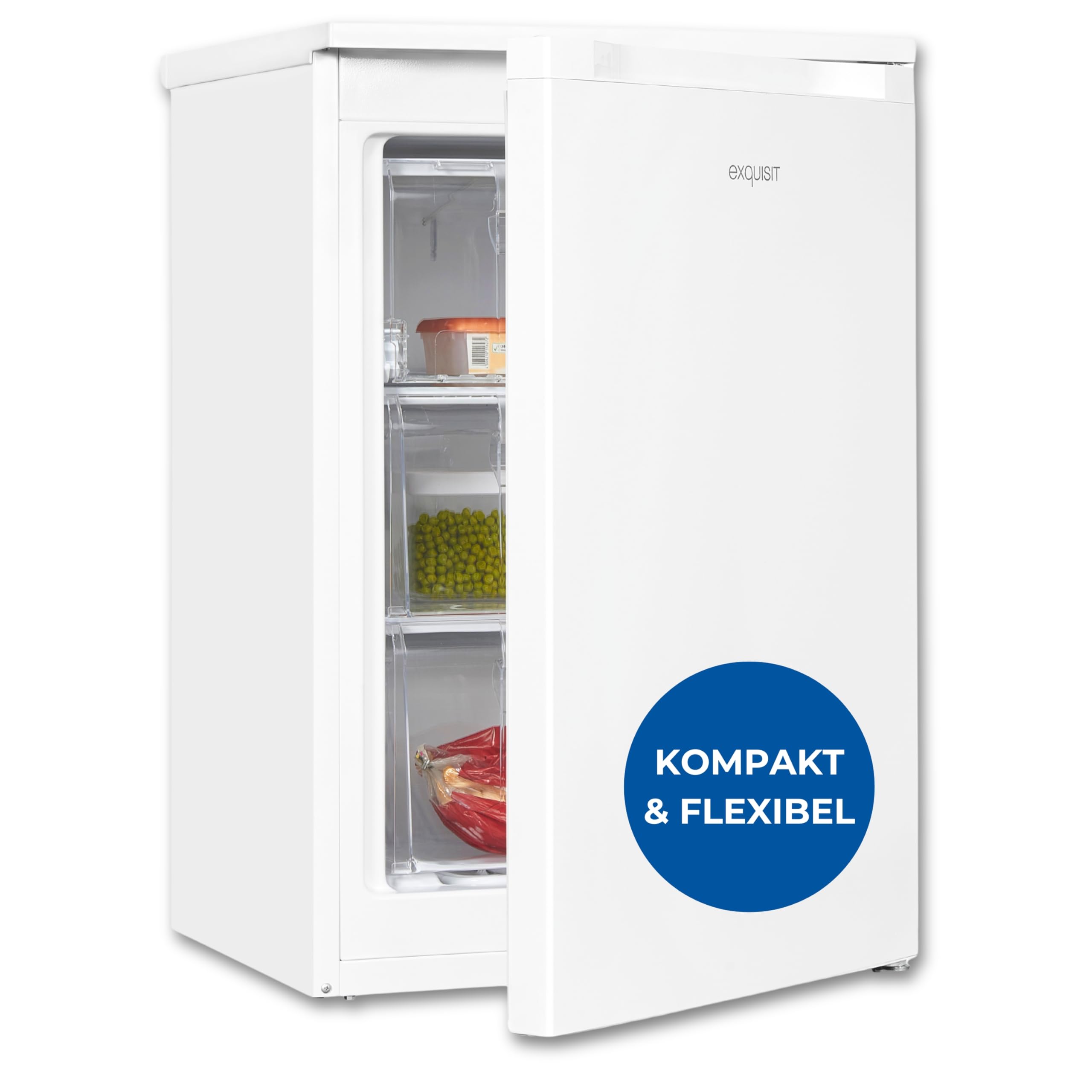 Exquisit GS81-051C Gefrierschrank weiss