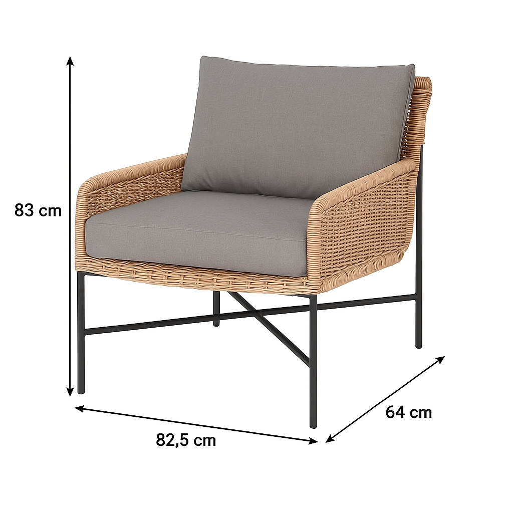 Endorphin Estoril Bistro - Set,  3 teilig, Gartenmöbel,  Zeit für deine schönsten Outdoor-Momente